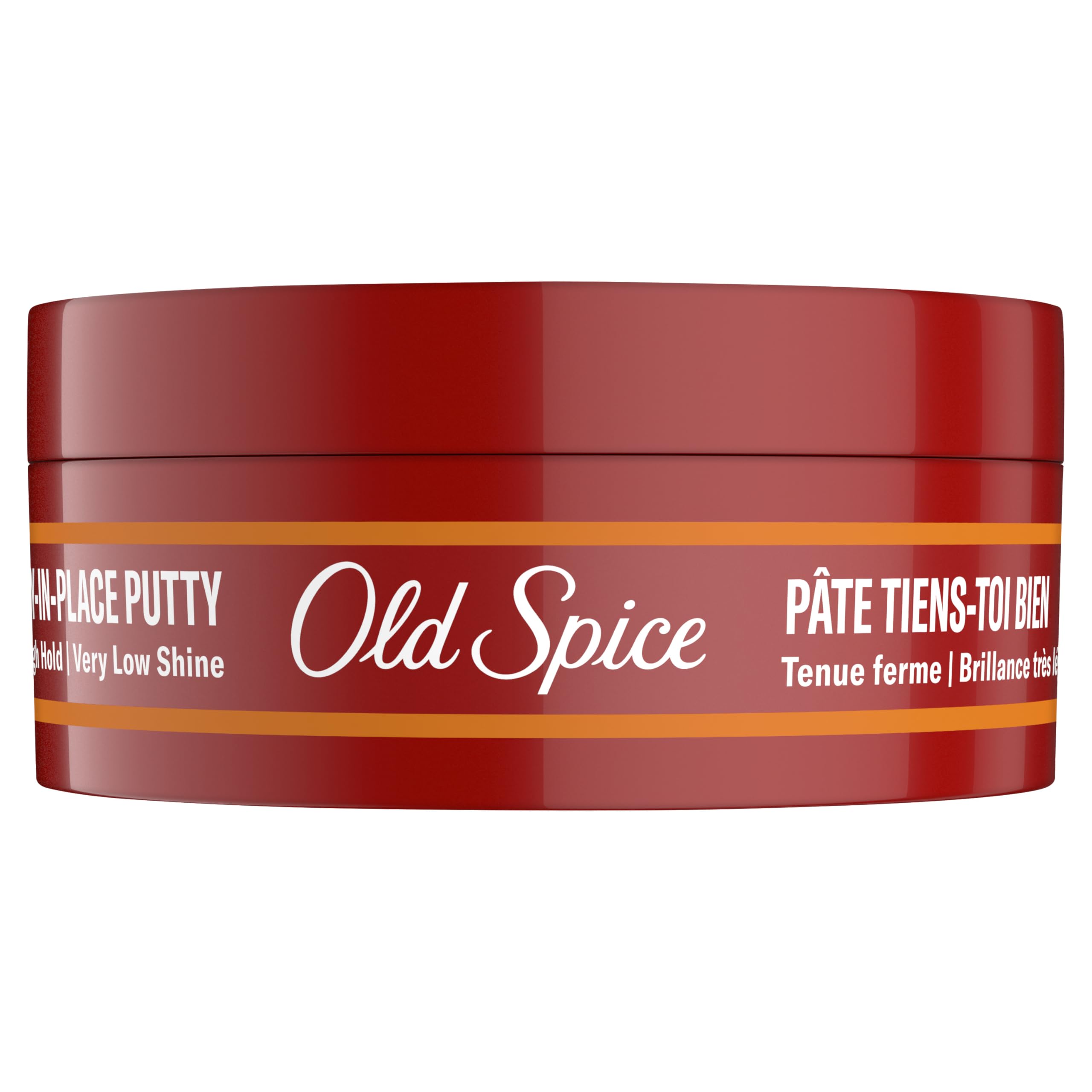 Old Spice Stay-In-Place, pasta de peinado control-preciso, permite definir formas con facilidad.