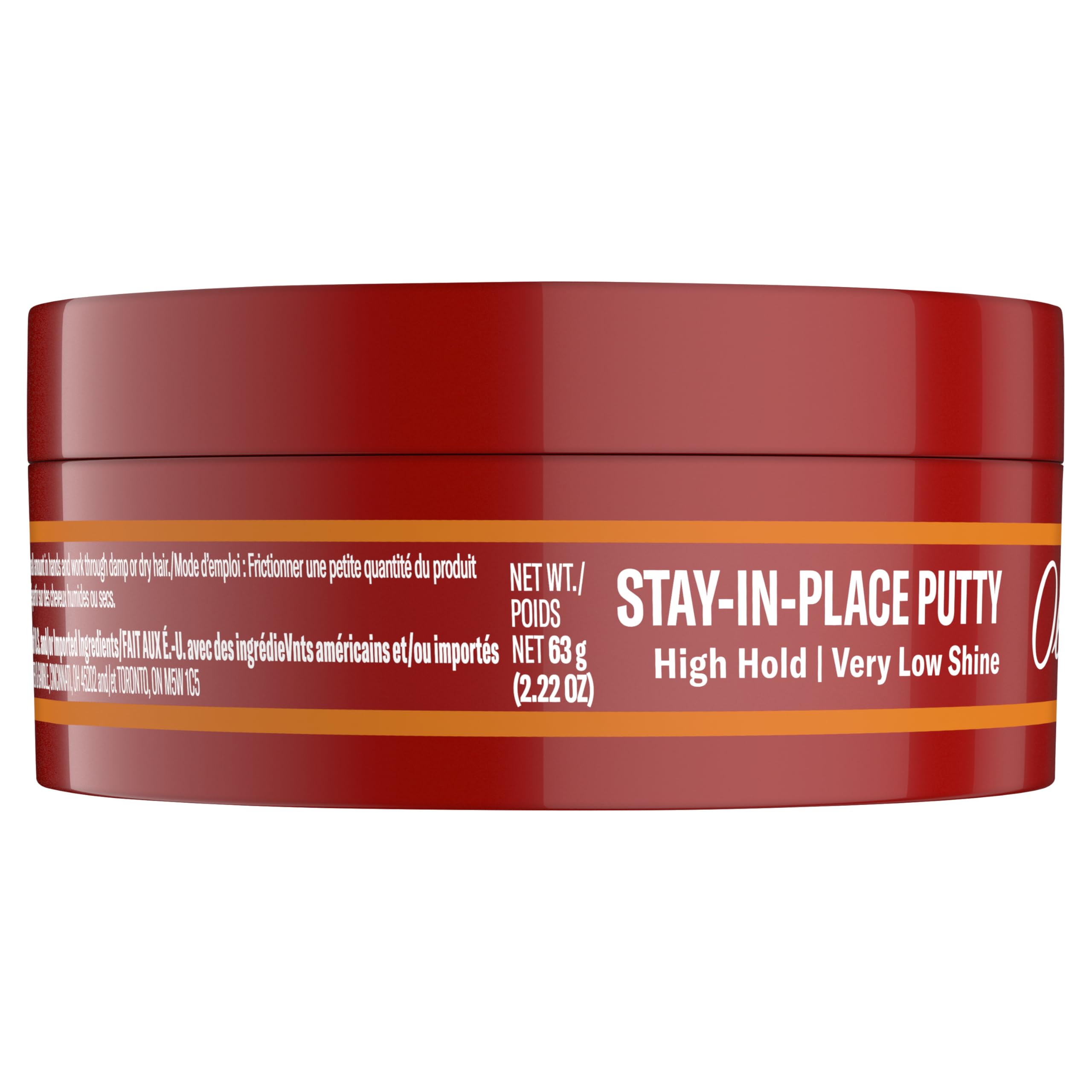 Old Spice Stay-In-Place, pasta de peinado textura-suave, sensacion agradable al peinar.