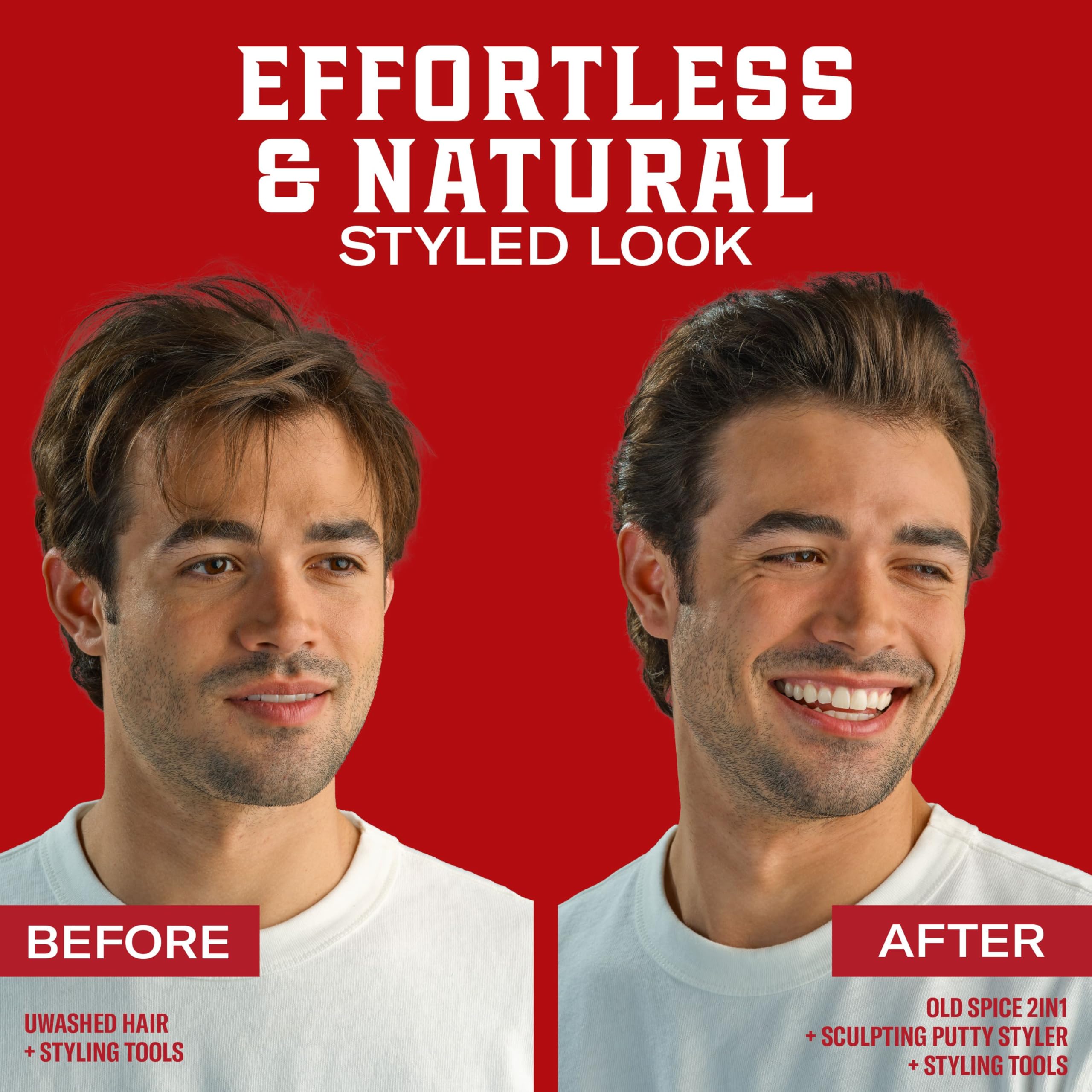 Fórmula sin parabenos, sulfatos, ftalatos y siliconas de Old Spice.