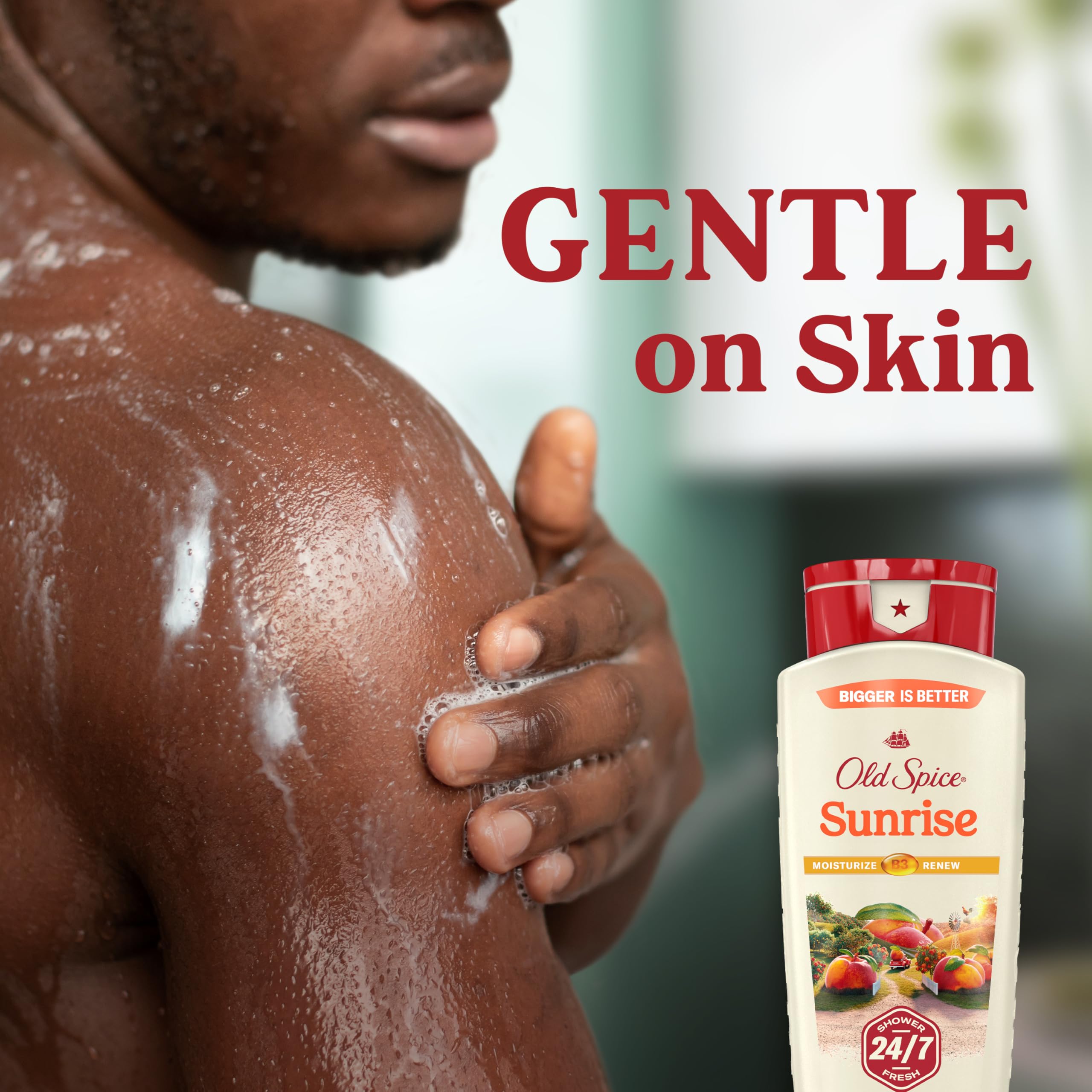 Old Spice piel suave gracias a la fórmula suave