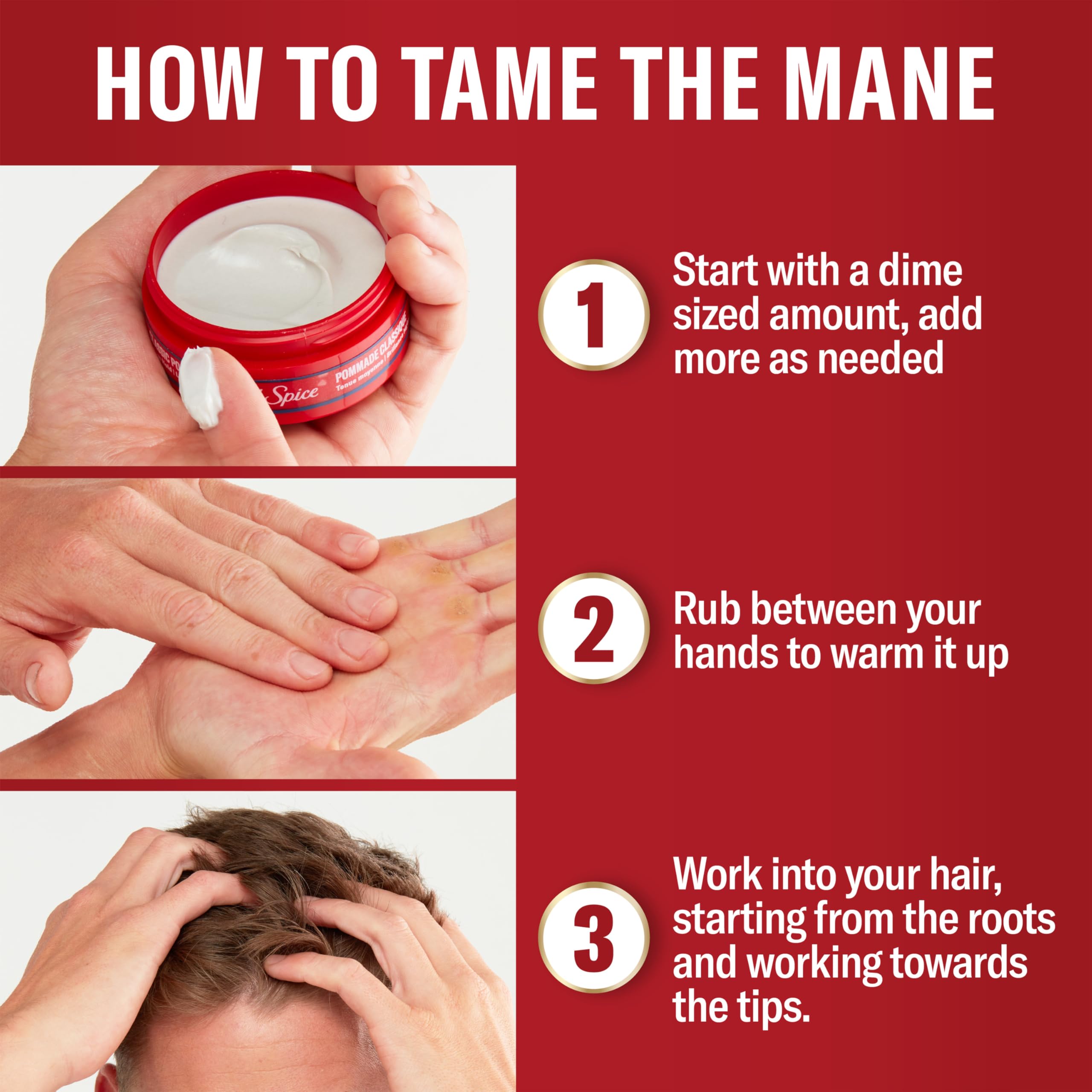 Barbería de calidad con Pomada Old Spice para cabello masculino.