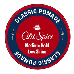 Pomada Old Spice para cabello masculino con fijación media para peinados duraderos.