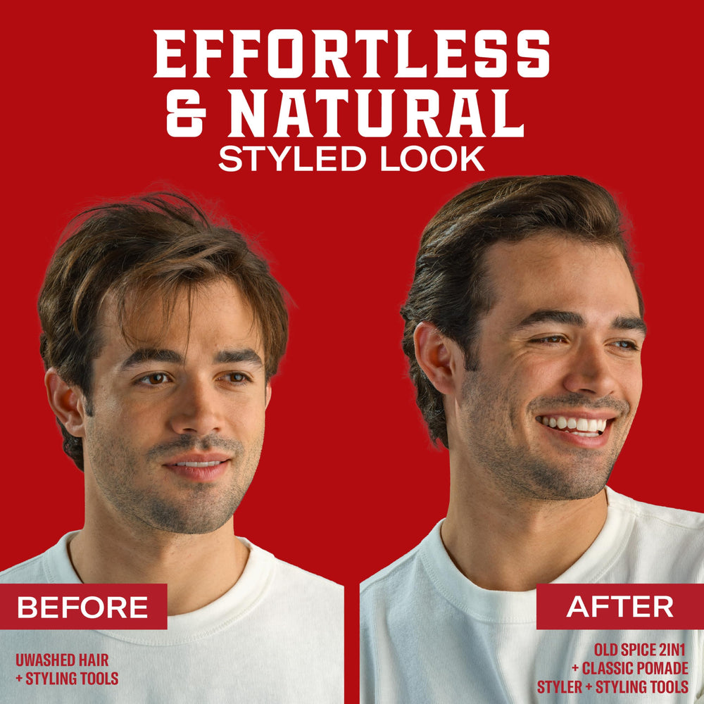 Old Spice pomada sin parabenos y sin sulfatos para uso diario.