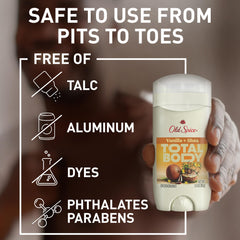 Old Spice prueba dermatológica, barra respetuosa con la piel para uso diario