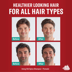 Old Spice Pure Sport aplicación para cabello, fácil y rápida