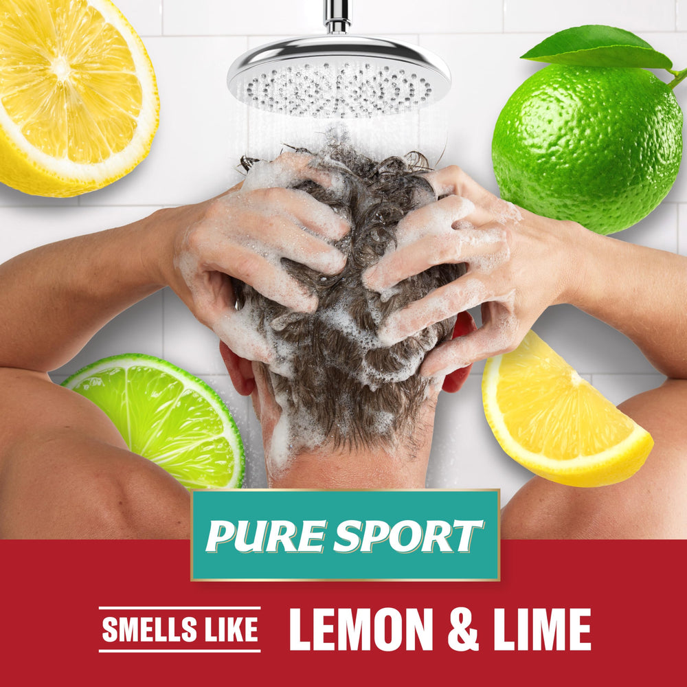 Old Spice Pure Sport cabello con más volumen y aspecto hidratado