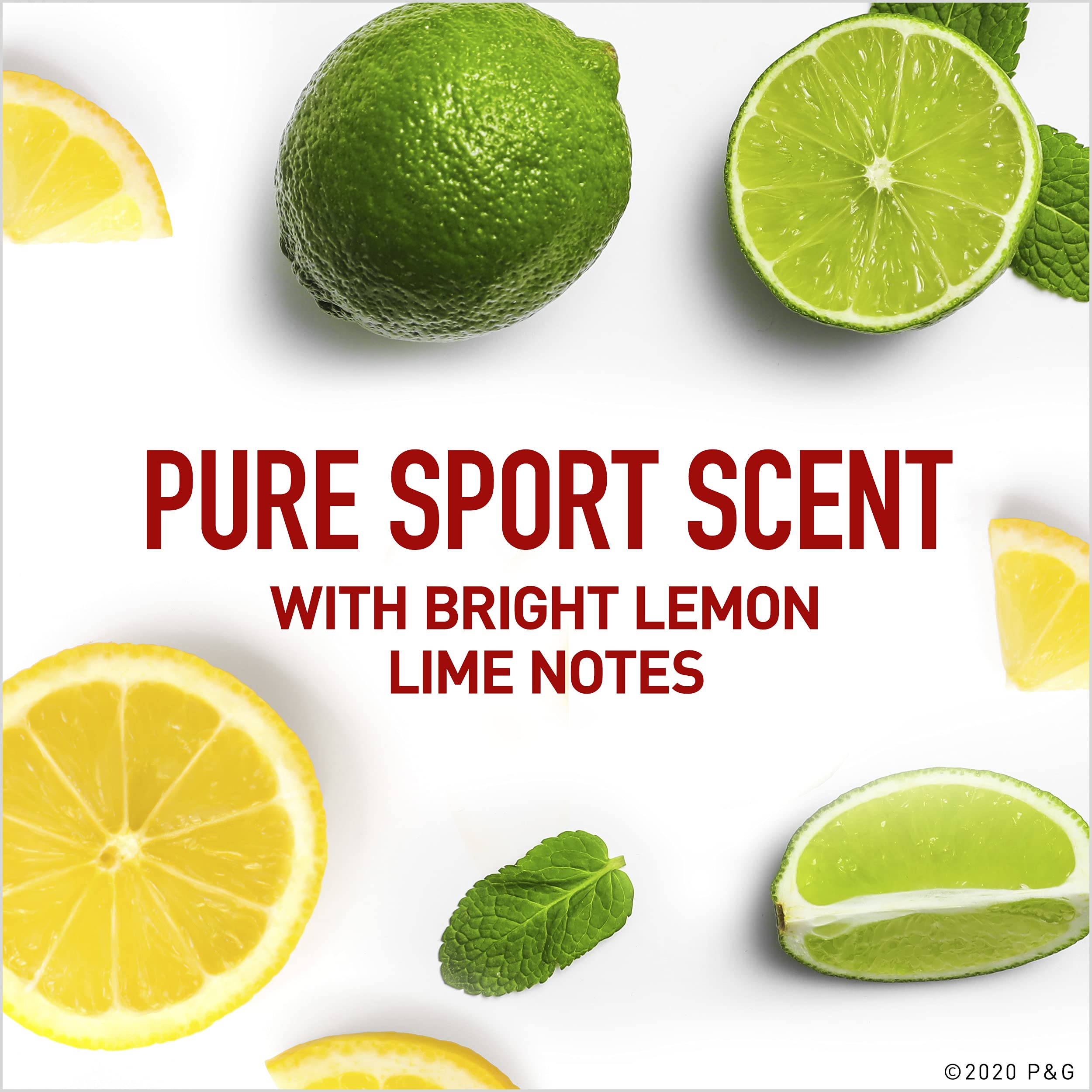 Old Spice Pure Sport scent bottle ready for gym use; all-day freshness.