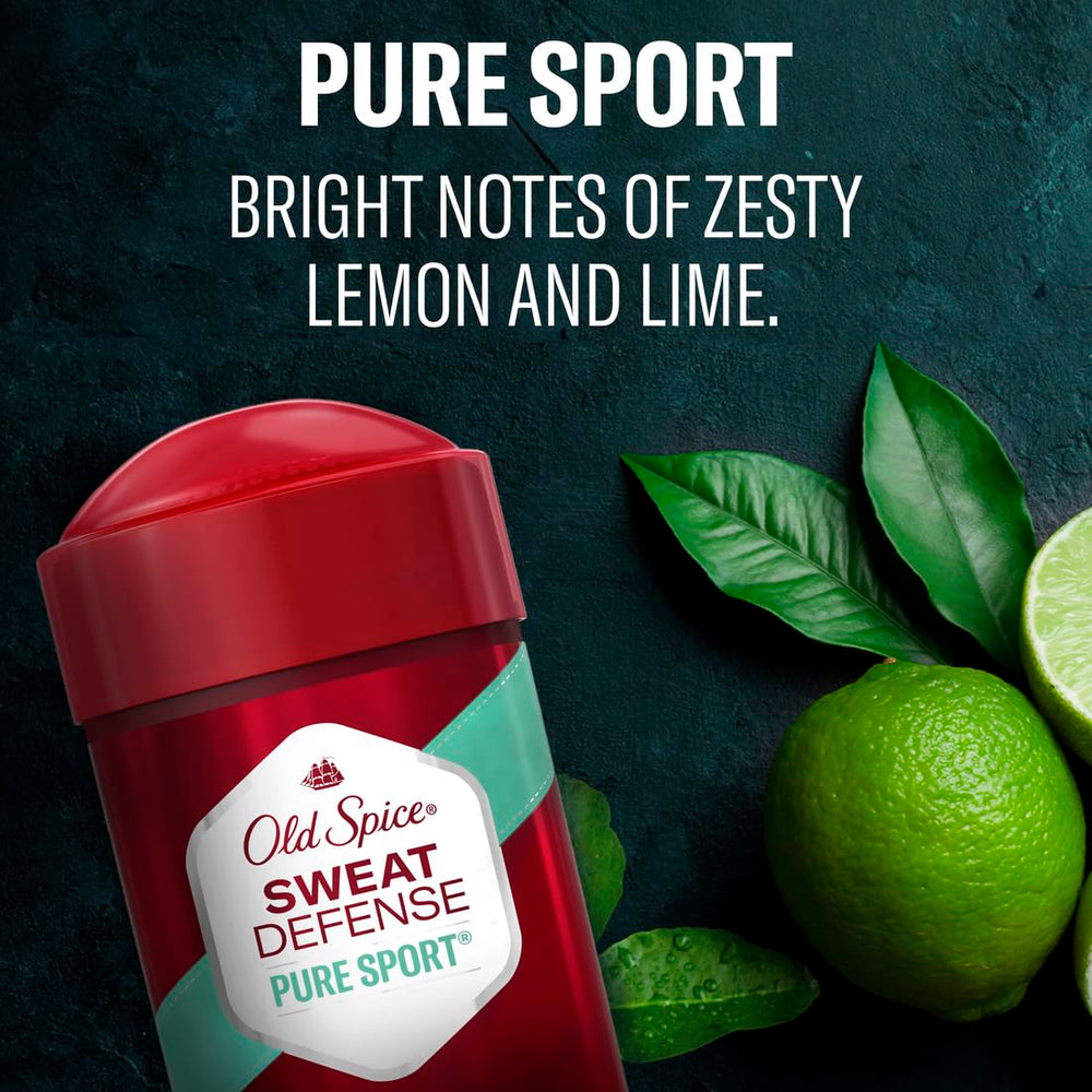 Old Spice Pure Sport Soft Solid stick texture close-up for smooth application