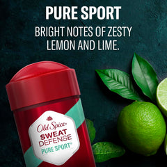 Old Spice Pure Sport Soft Solid stick texture close-up for smooth application