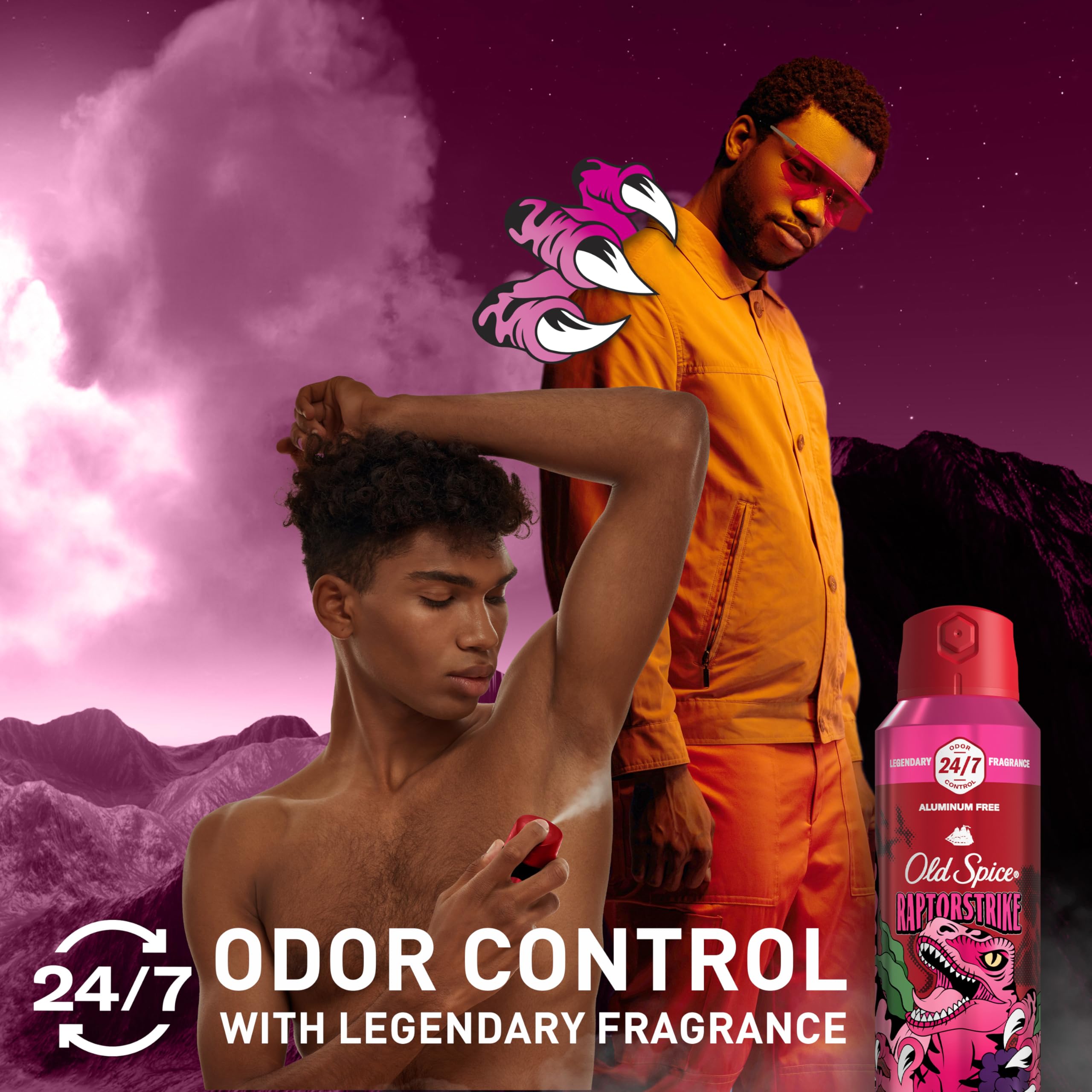Old Spice Raptorstrike, aroma a bayas oscuras en spray diario