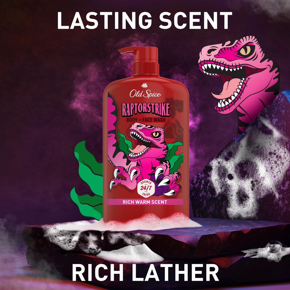Old Spice Raptorstrike diseño del frasco que inspira confianza