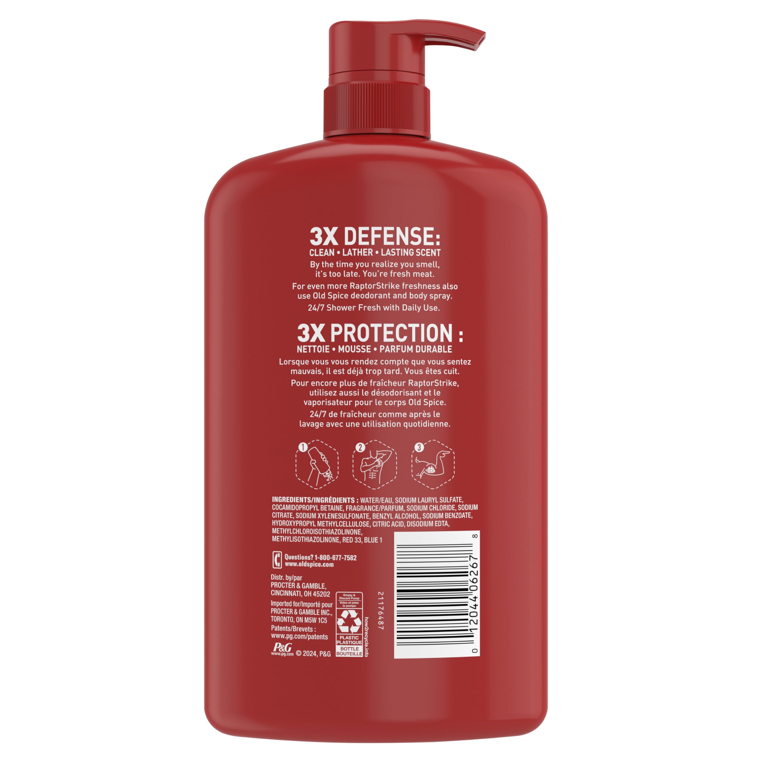 Old Spice Raptorstrike olor persistente para dejar impresión duradera