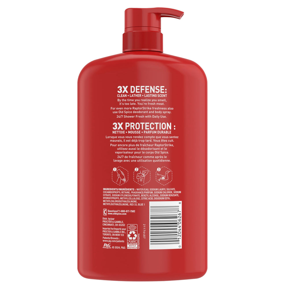Old Spice Raptorstrike olor persistente para dejar impresión duradera