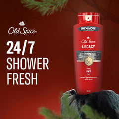 Old Spice Red Collection lather foam shown for a refreshing wash.