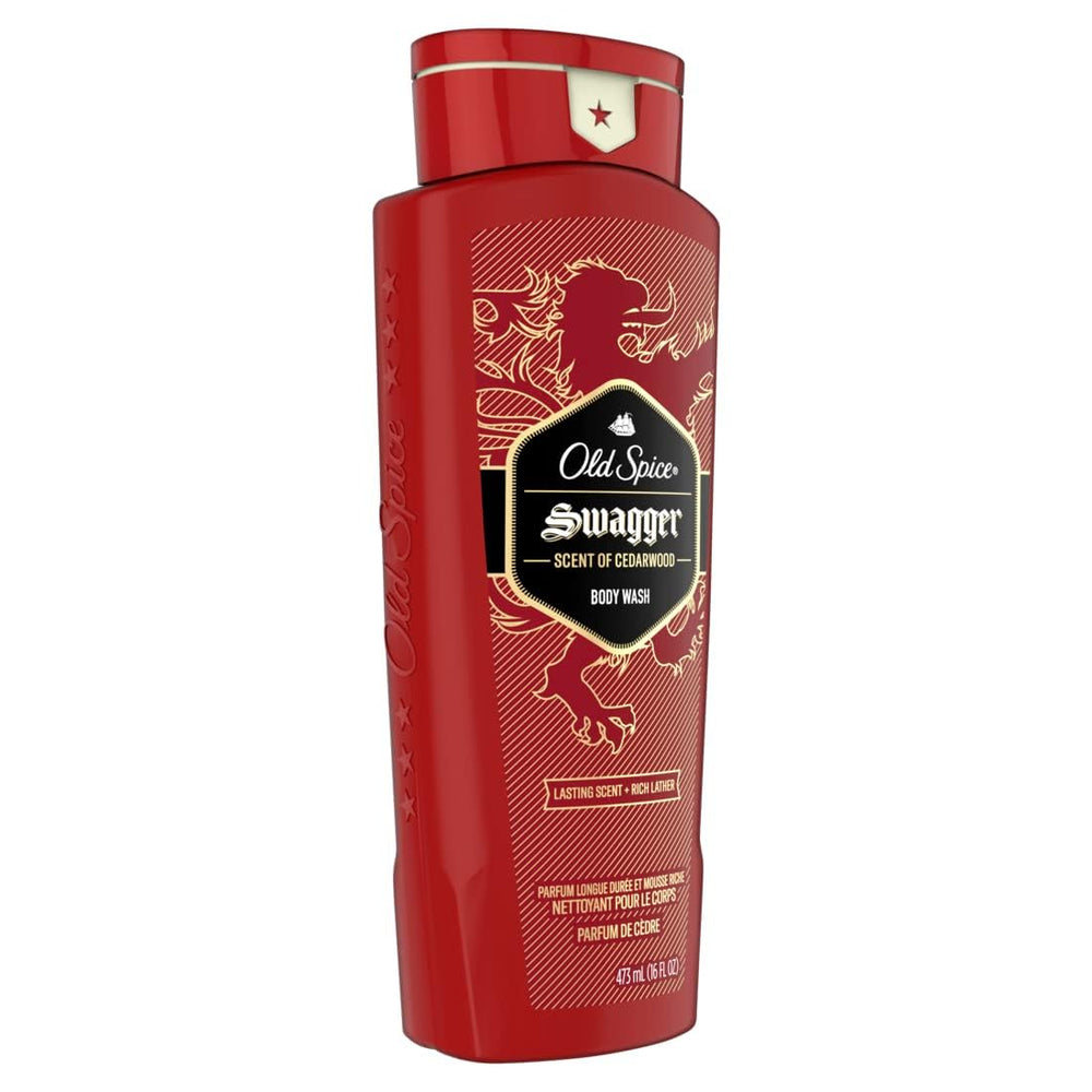 Old Spice Red Zone Swagger, aroma potente que persiste tras la ducha.