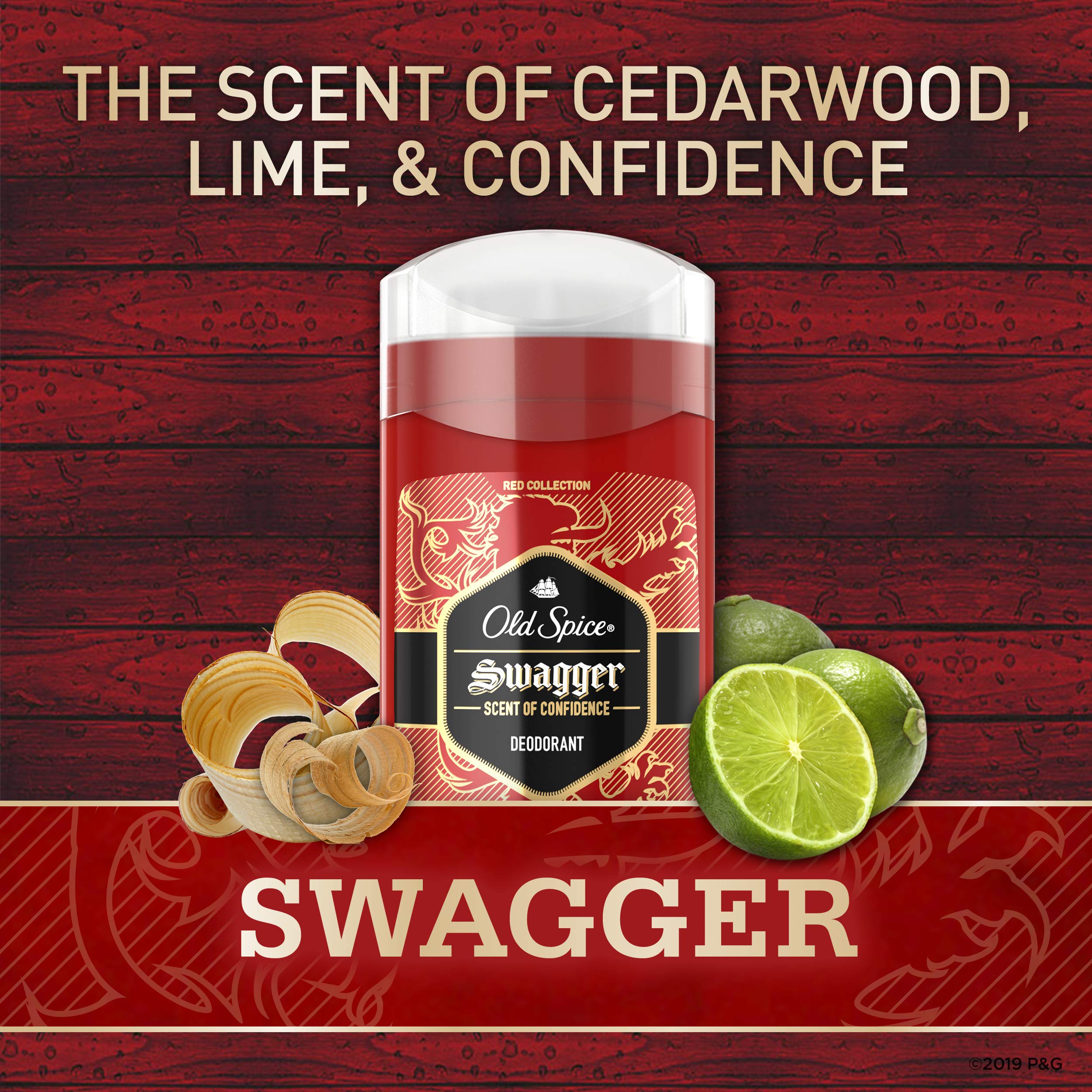 Old Spice Lime and Cedarwood swatch shows lively citrus with woody notes.