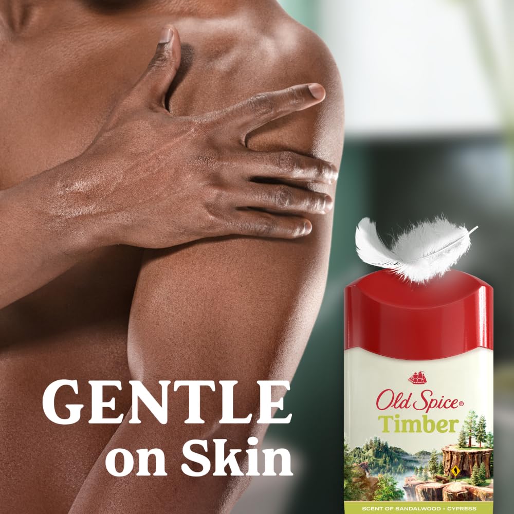 Fragrance profile of Timber-Sandalwood-Cypress in Old Spice Dry Feel