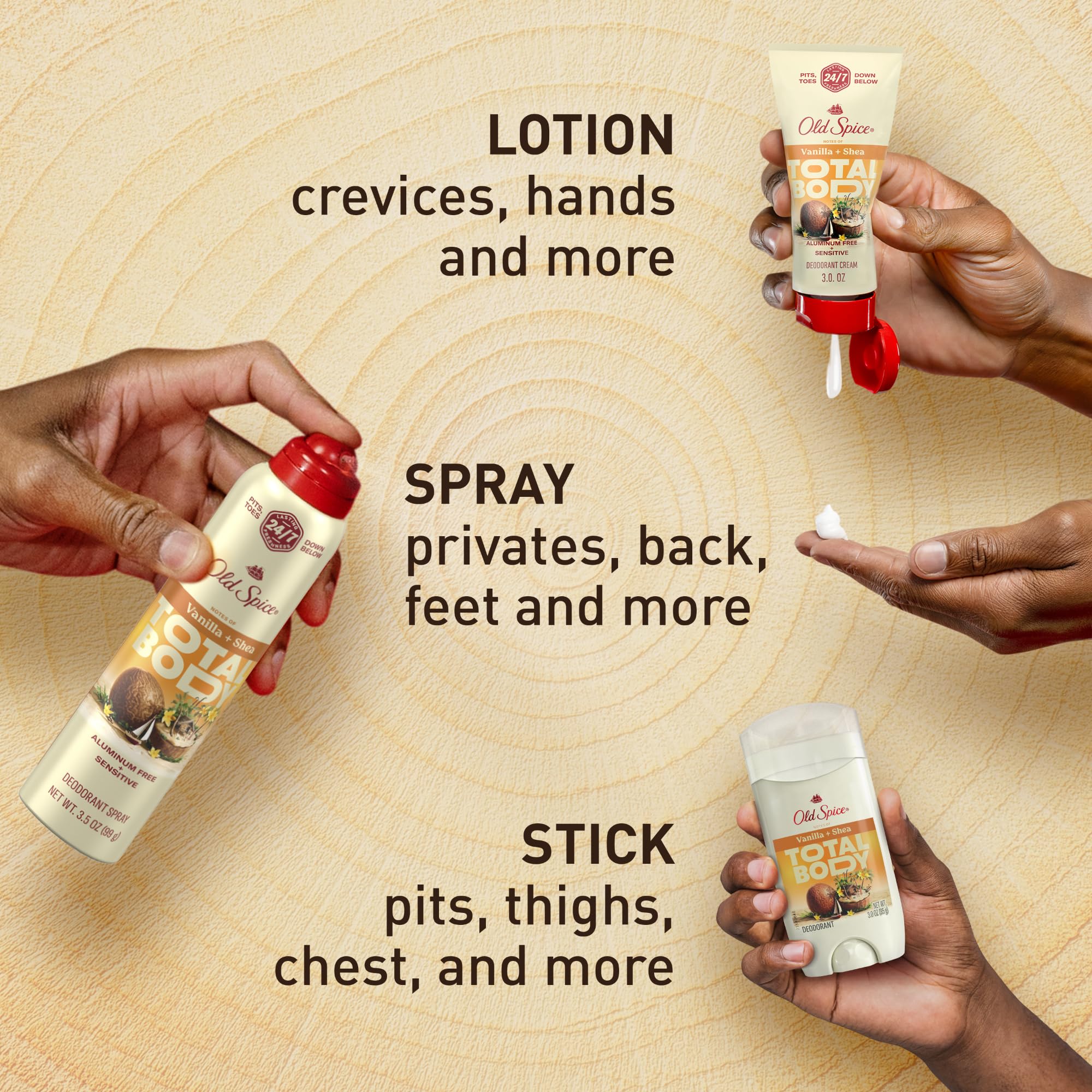 Old Spice seguridad para piel sensible: fórmula suave para uso diario.