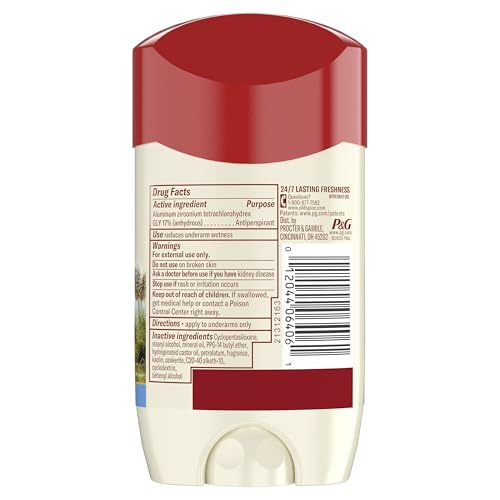 Old Spice Shore deodorant on bathroom counter for daily routine.