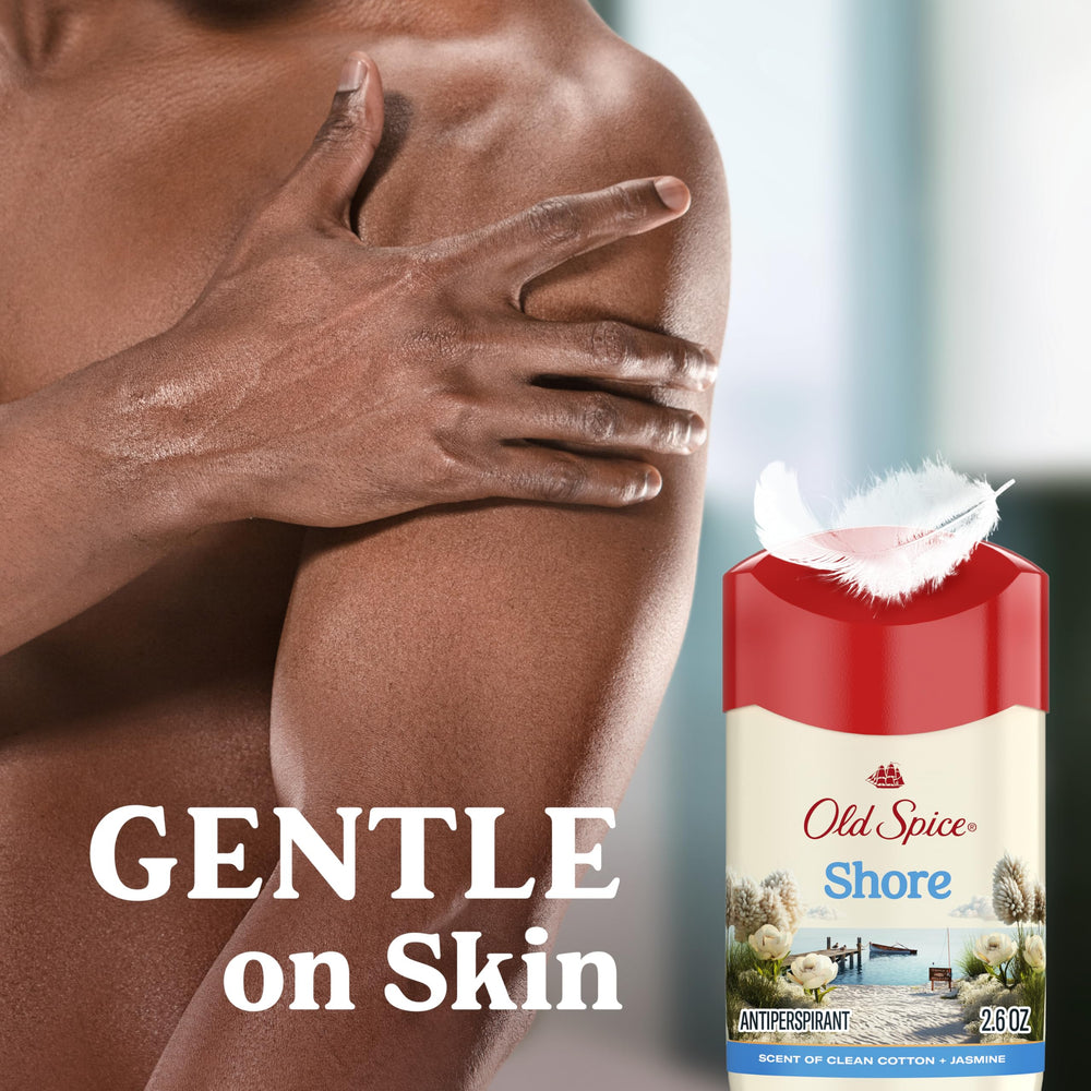 Old Spice Shore deodorant in outdoor setting for daily adventures.