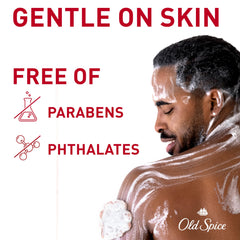 Old Spice Sin parabenos y ftalatos: fórmula suave para piel sensible