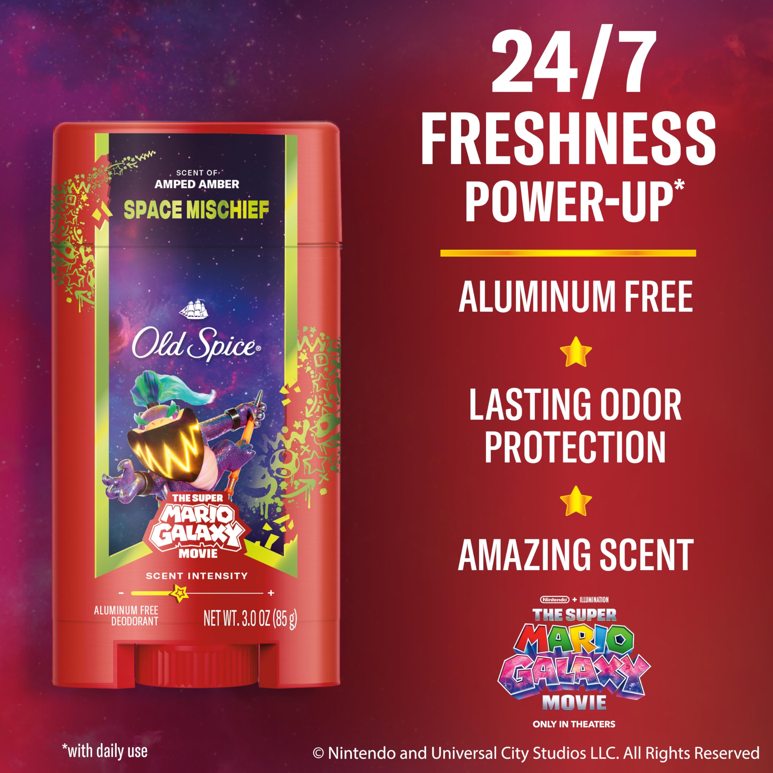 Old Spice Space Mischief packaging emphasizing limited edition vibe for collectors