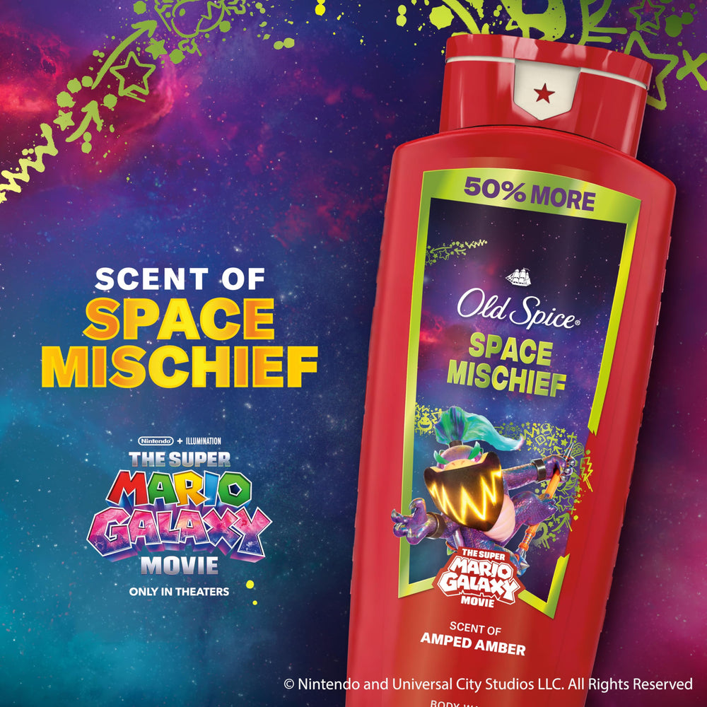Special Edition Space Mischief packaging tied to The Super Mario Galaxy Movie