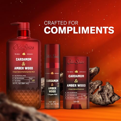Colección premium de Old Spice para cuidado diario masculino.