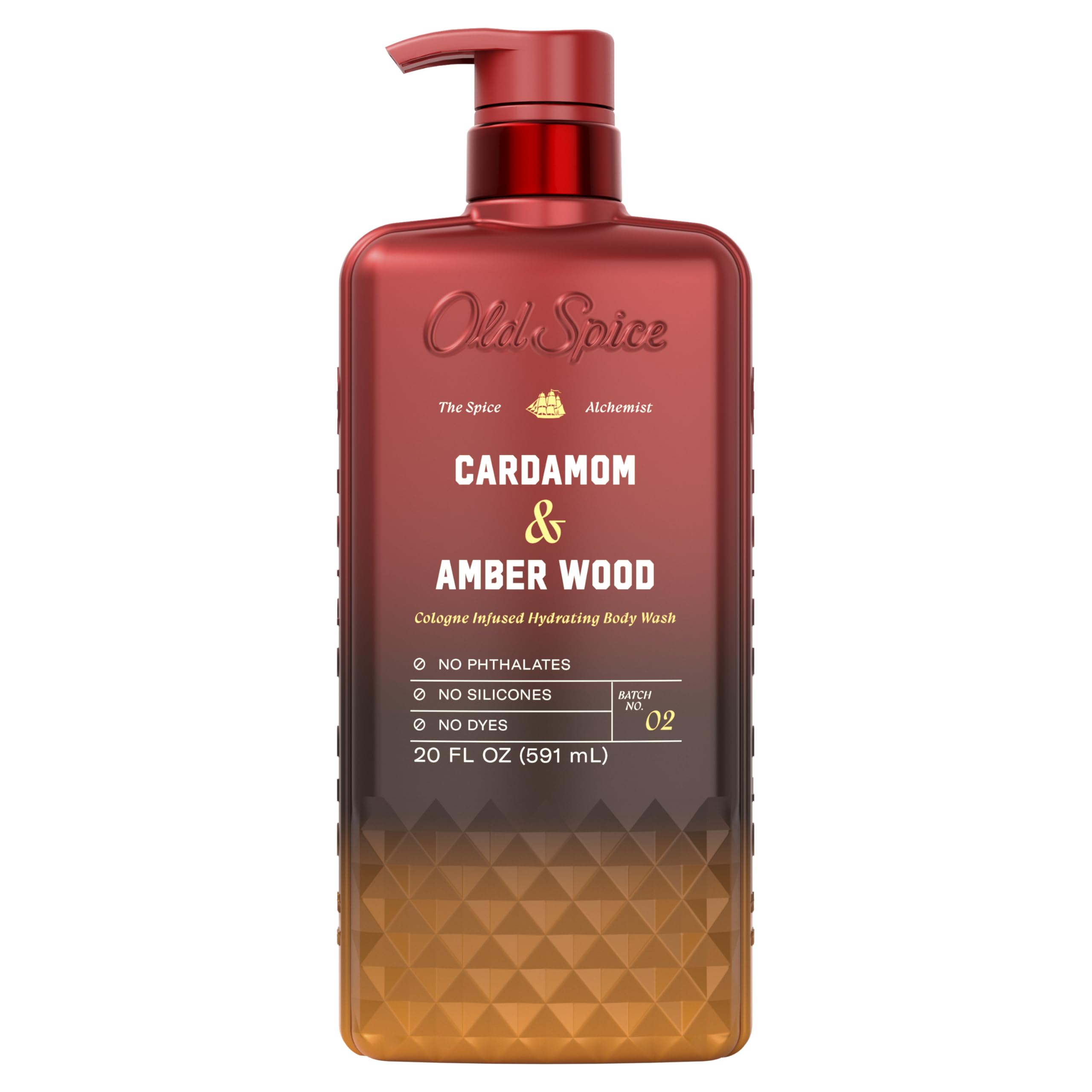 Old Spice Spice Alchemist gel de ducha con cardamomo y ámbar, hidratación diaria.