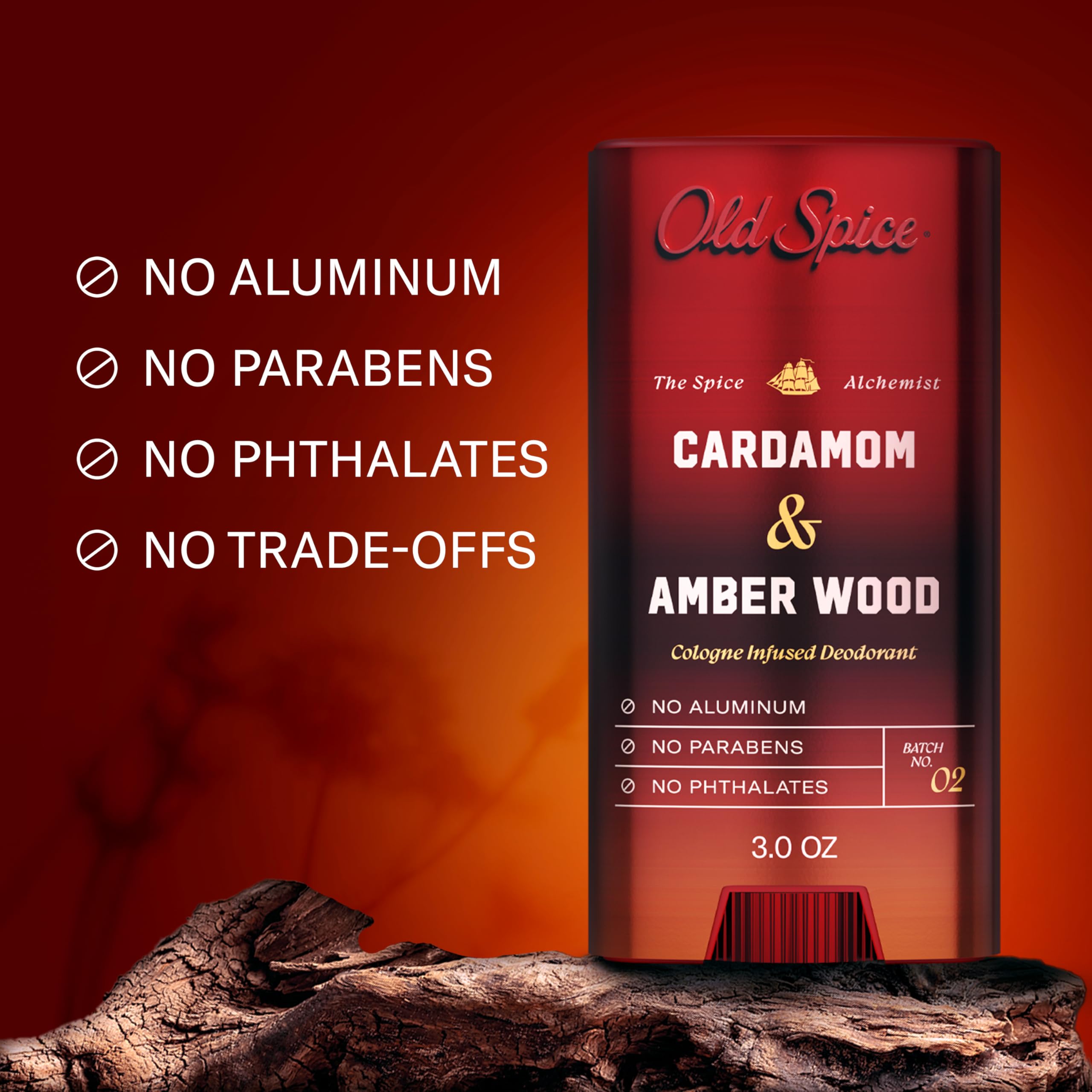 Etiqueta de lujo del diseño Spice Alchemist de Old Spice