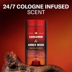 Frasco desodorante 24/7 de Old Spice Spice Alchemist, frescura constante sin aluminio