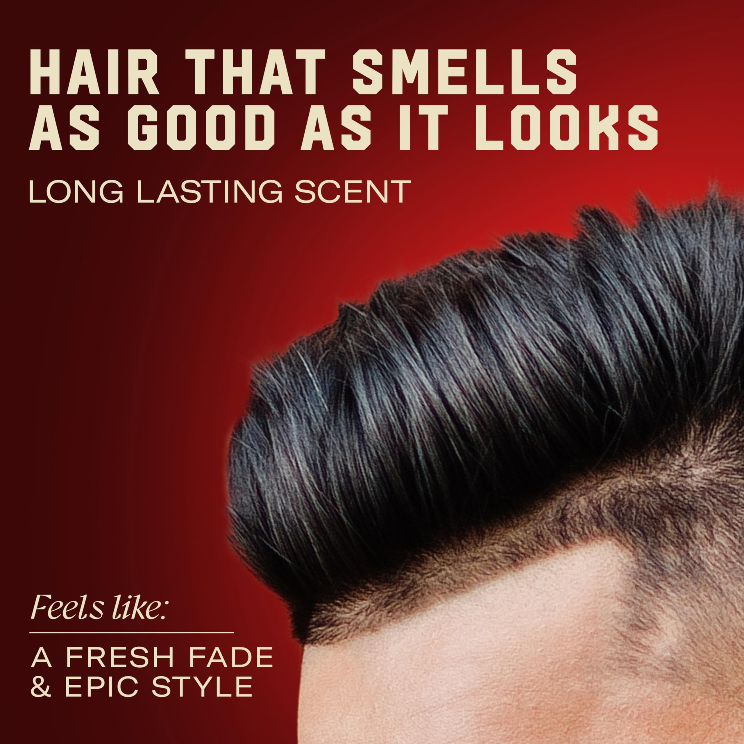 Frente de la botella, etiqueta clara y diseño barbería de Old Spice Spice Alchemist
