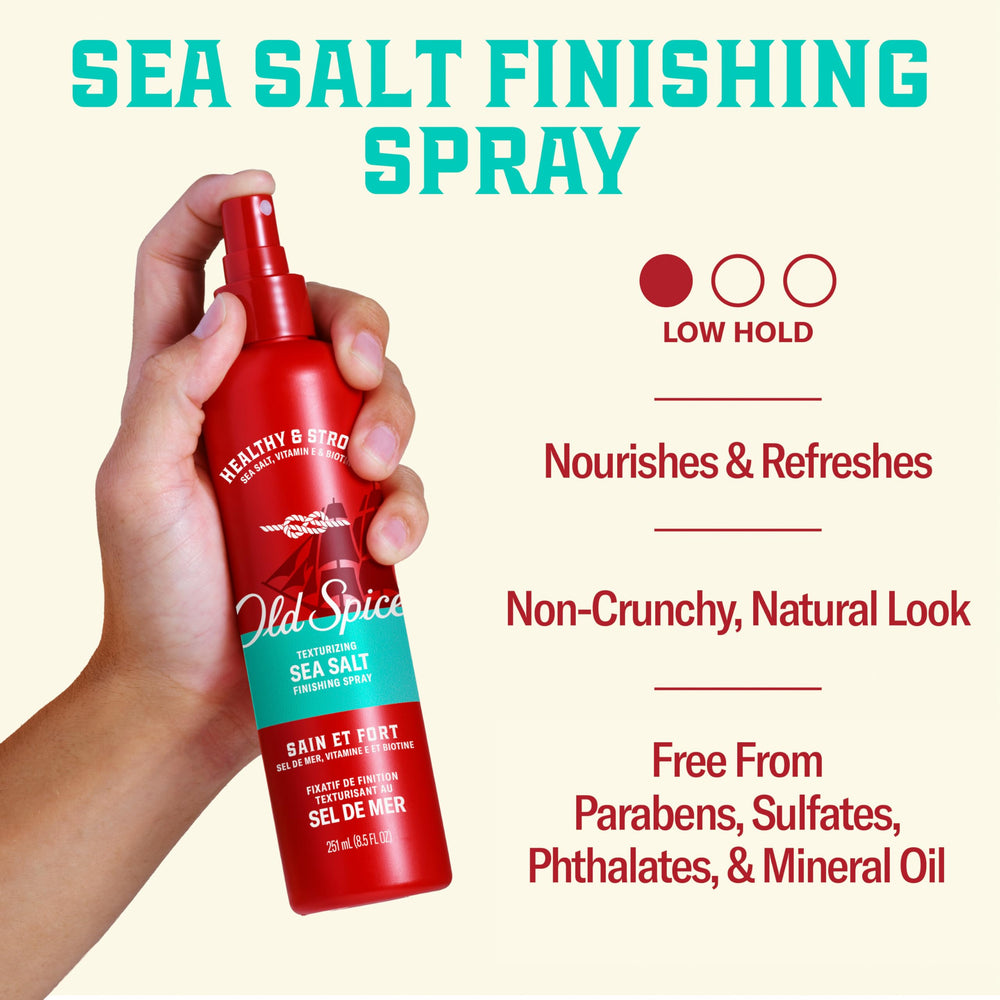 Old Spice Spray texturizante de sal marina aroma marino con coco y madera tropical
