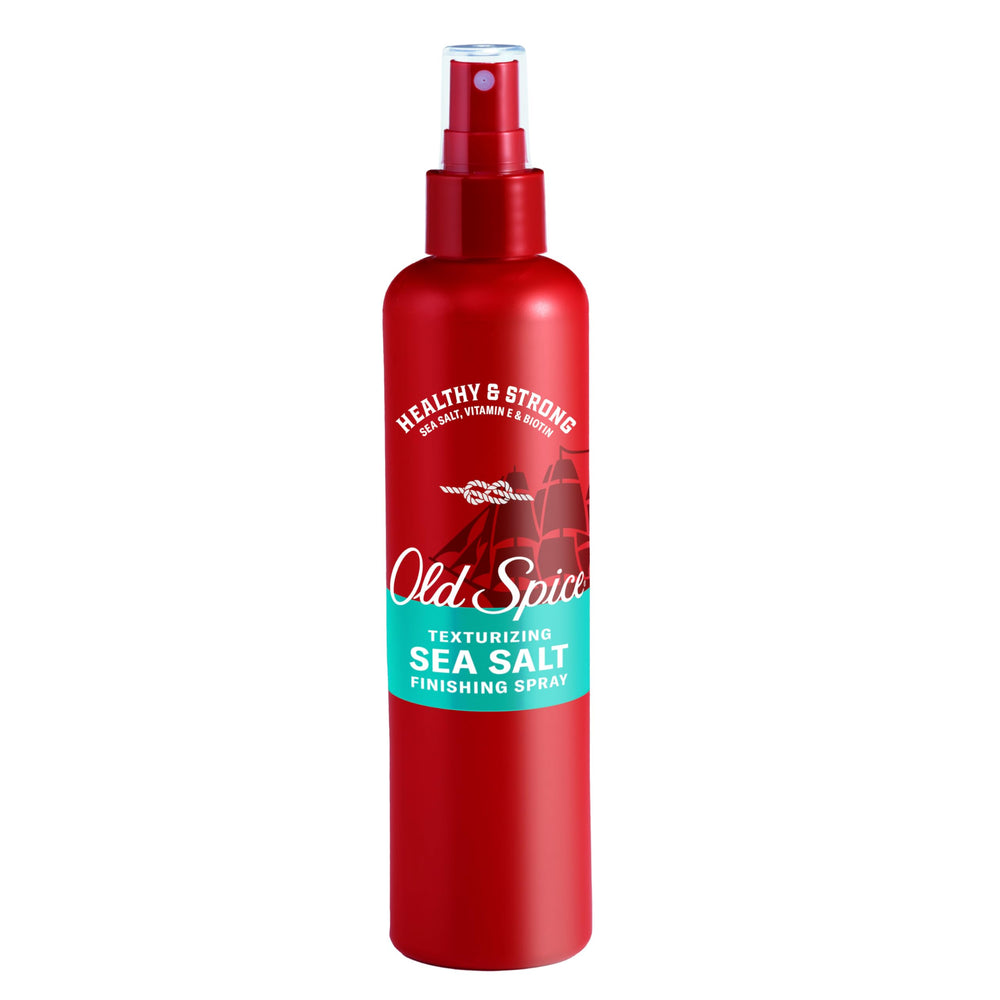 Old Spice Spray texturizante de sal marina: botella con estilo natural y acabado medio