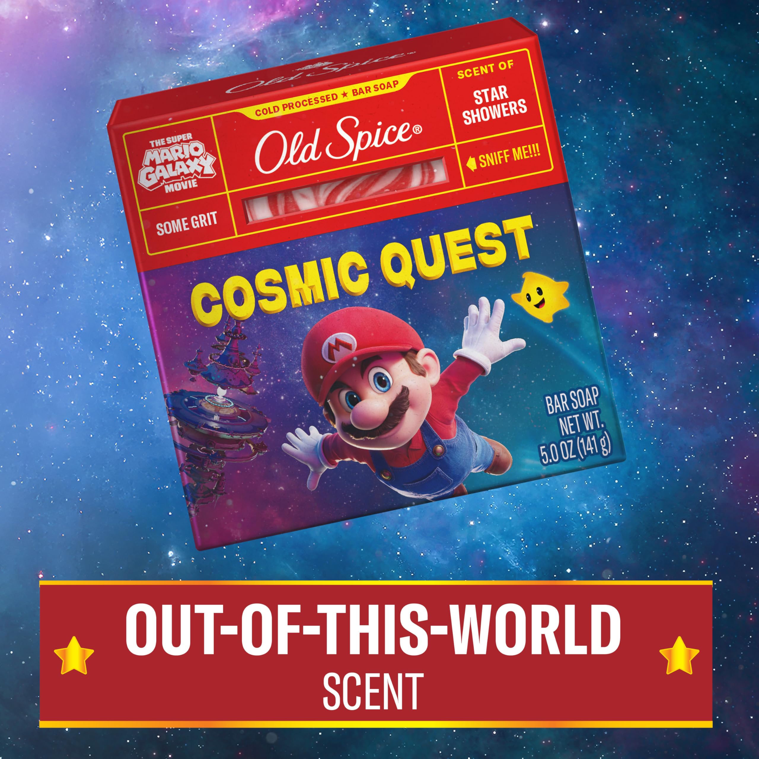 Old Spice sulfate-free label on soap packaging