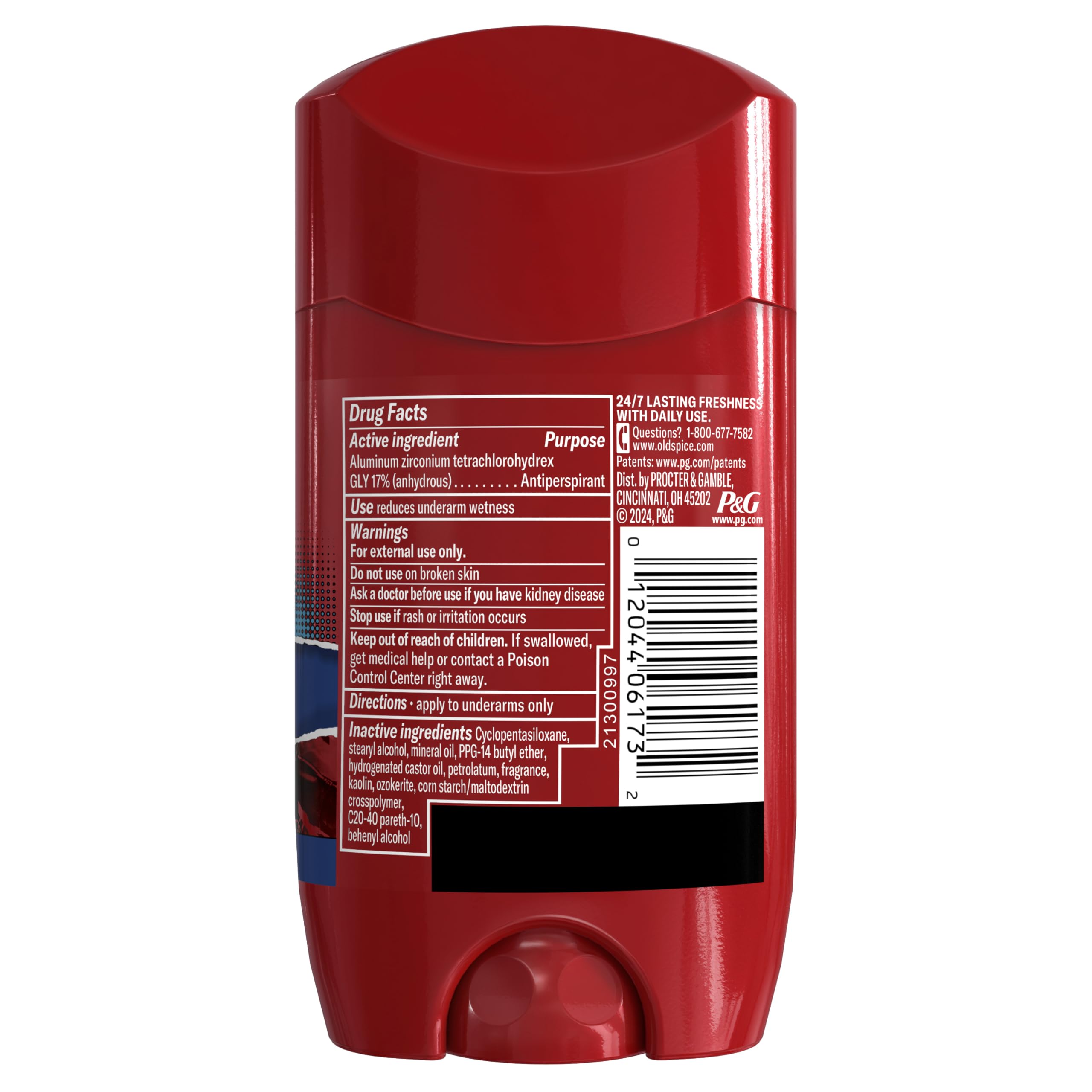 Old Spice Superman travel-size case showcases portable freshness on the go.
