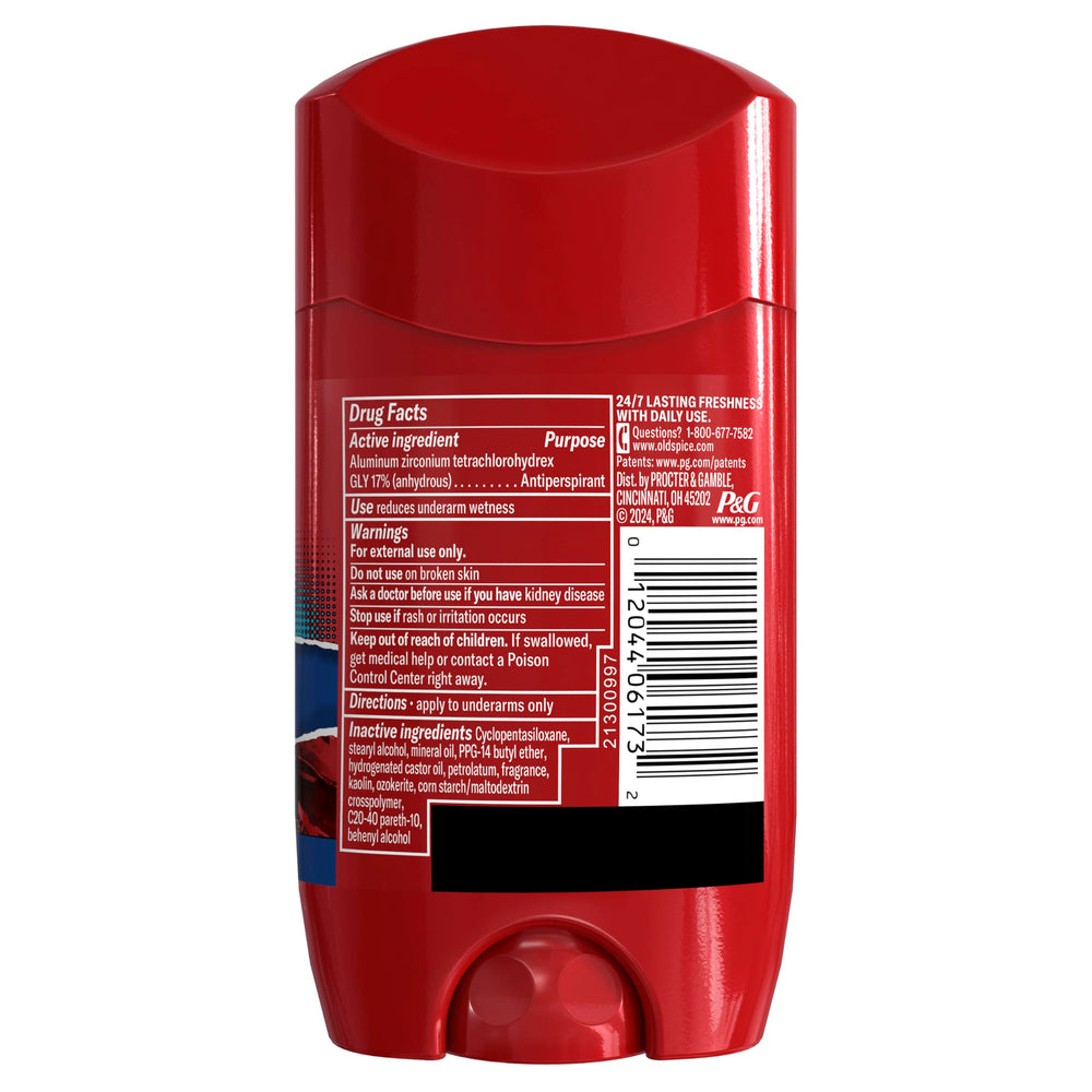 Old Spice Superman travel-size case showcases portable freshness on the go.