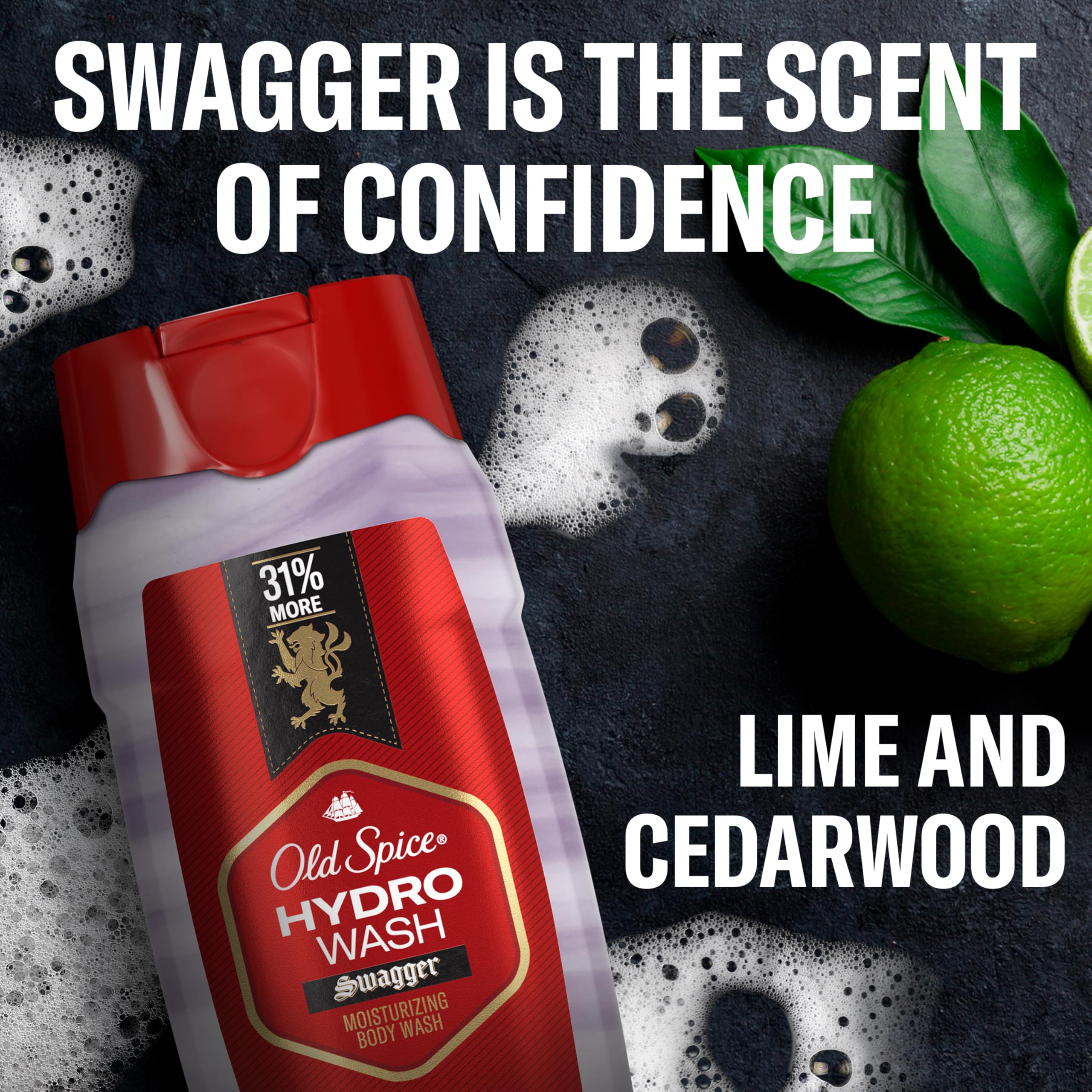 Aroma Swagger de Old Spice que permanece tras la ducha