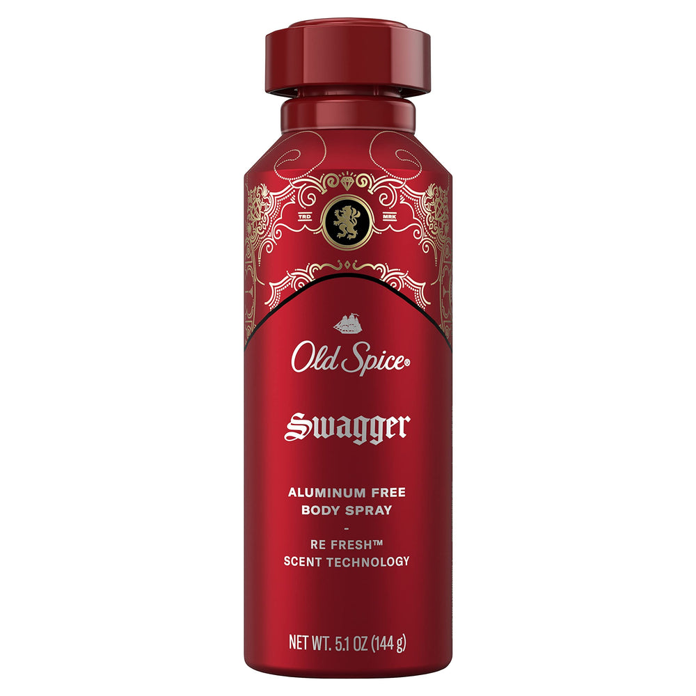 Old Spice Swagger bottle pour showing the fresh lime and cedarwood scent for daily wear