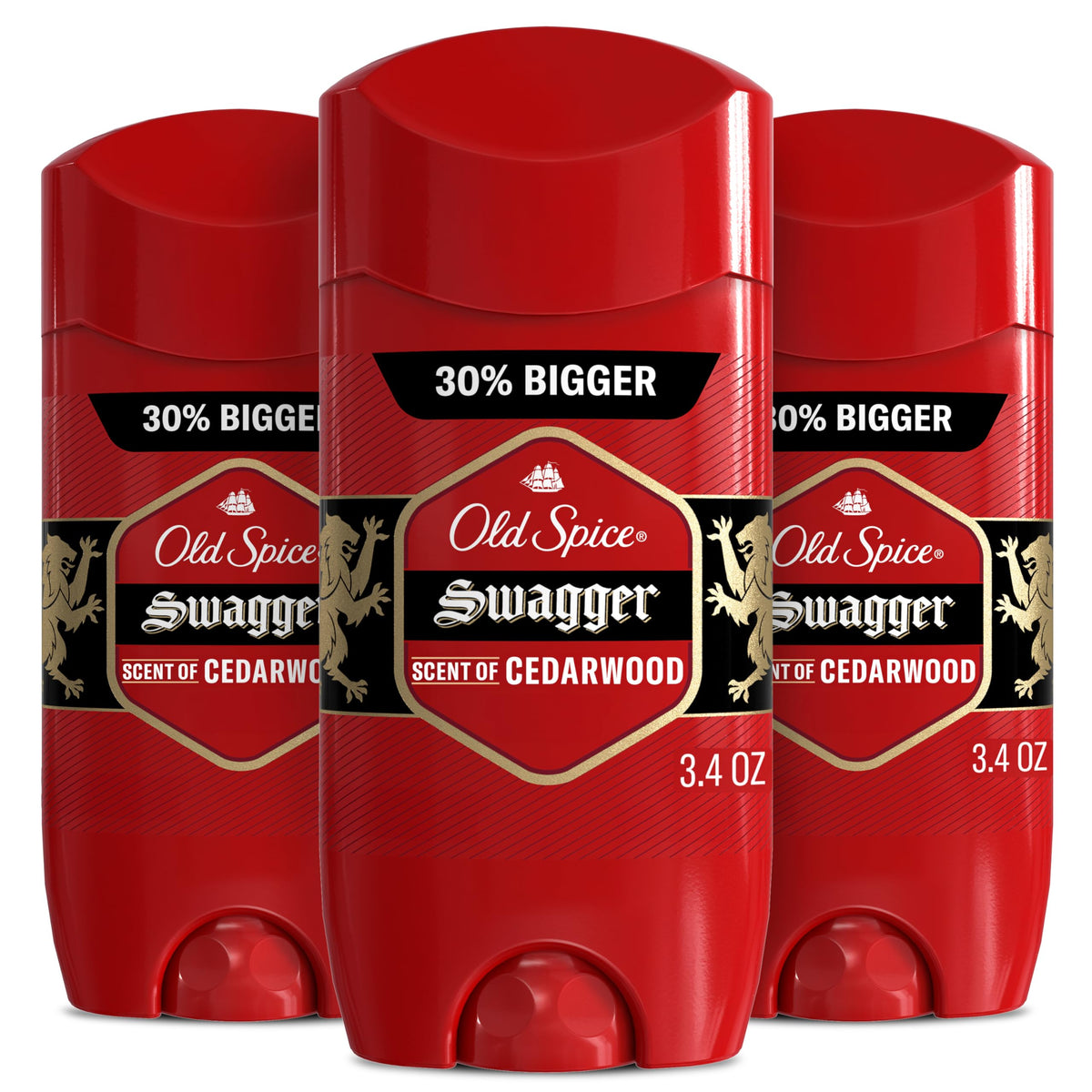 Old Spice Swagger Cedarwood invisible solid application for a dry finish
