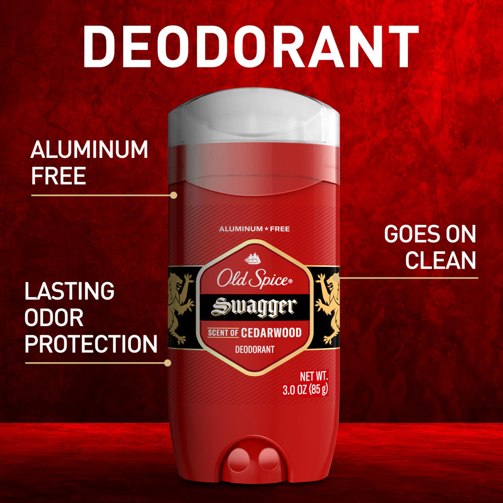 Old Spice Swagger deodorant pack-3 shown for convenient daily rotation.