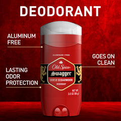 Old Spice Swagger deodorant pack-3 shown for convenient daily rotation.
