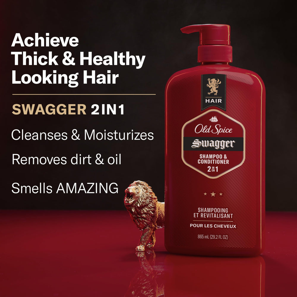 Old Spice Swagger espuma cremosa para una aplicación suave y eficiente.