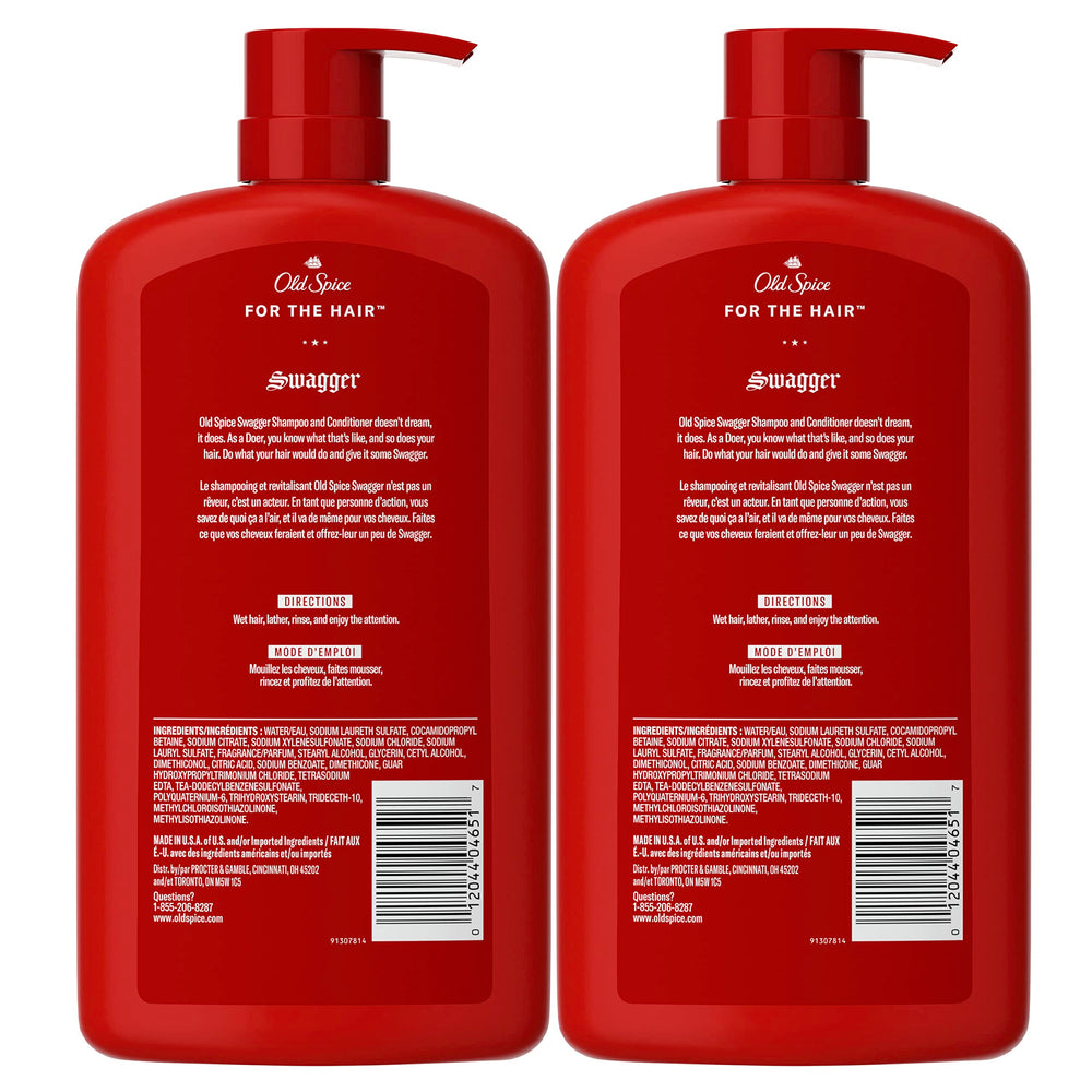 Old Spice Swagger paquete de dos envases para viajes.