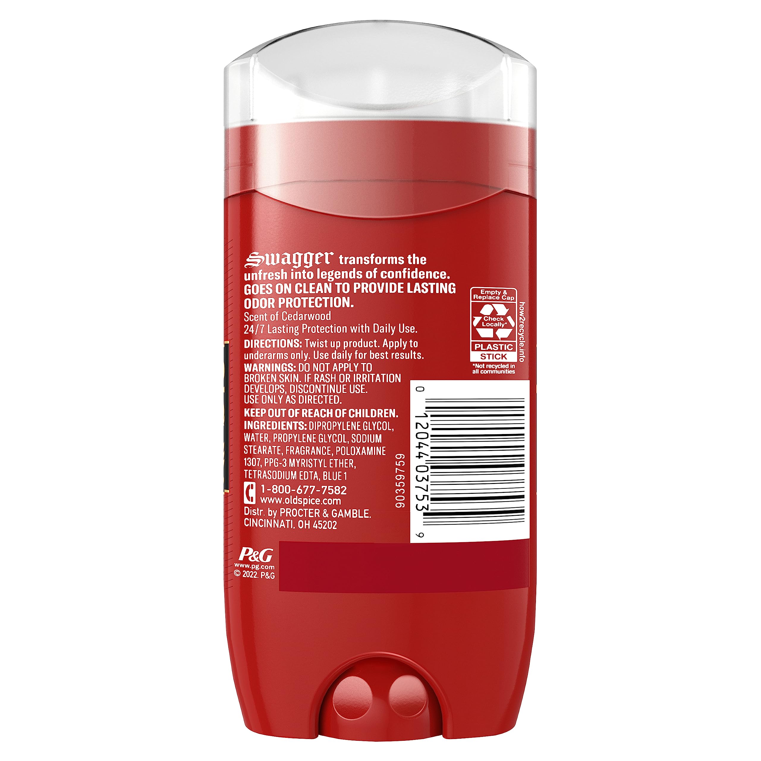 Uso diario de Old Spice Swagger para un aroma confiable y fresco.