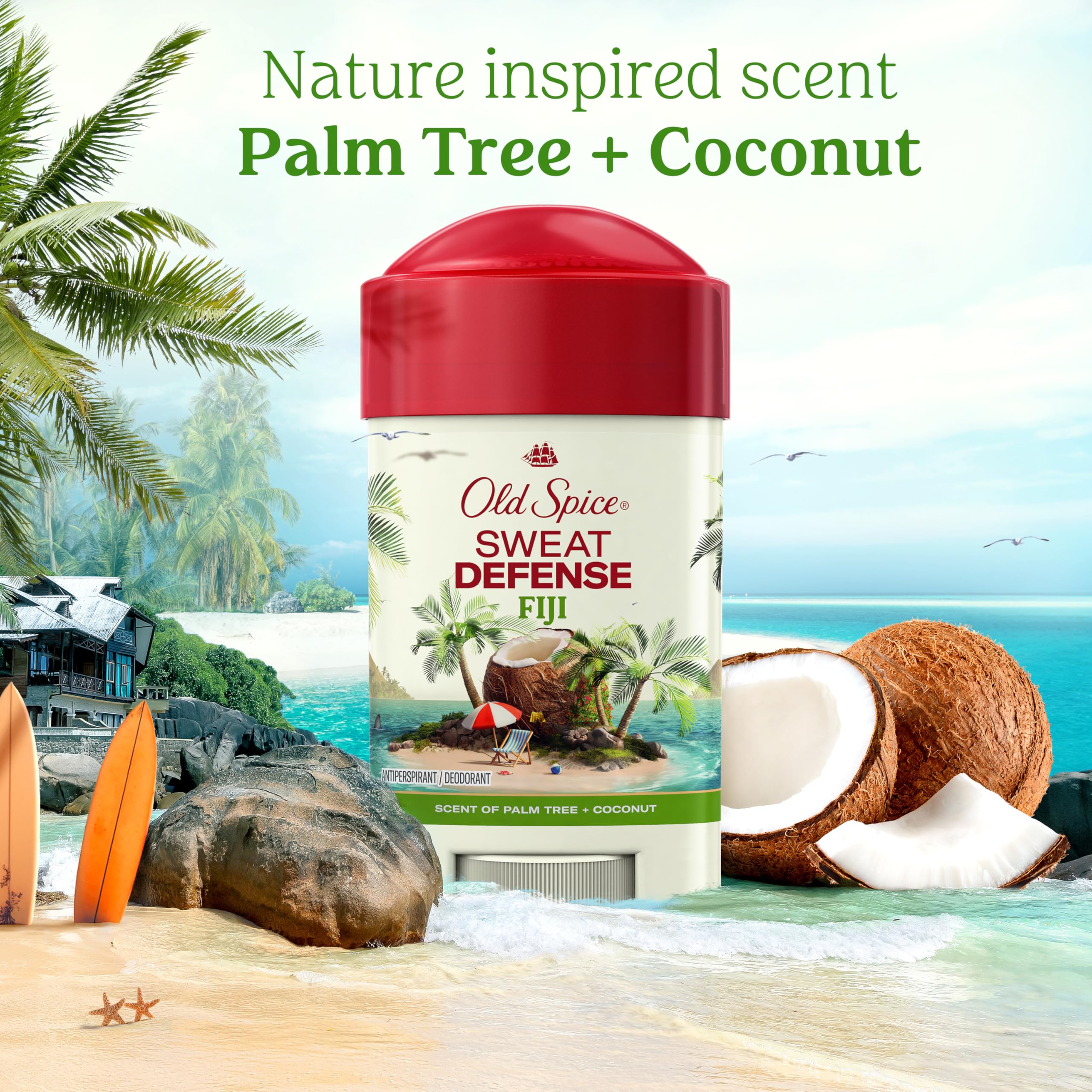 Old Spice Sweat Defense soft solid glide provides a smooth, comfortable application.