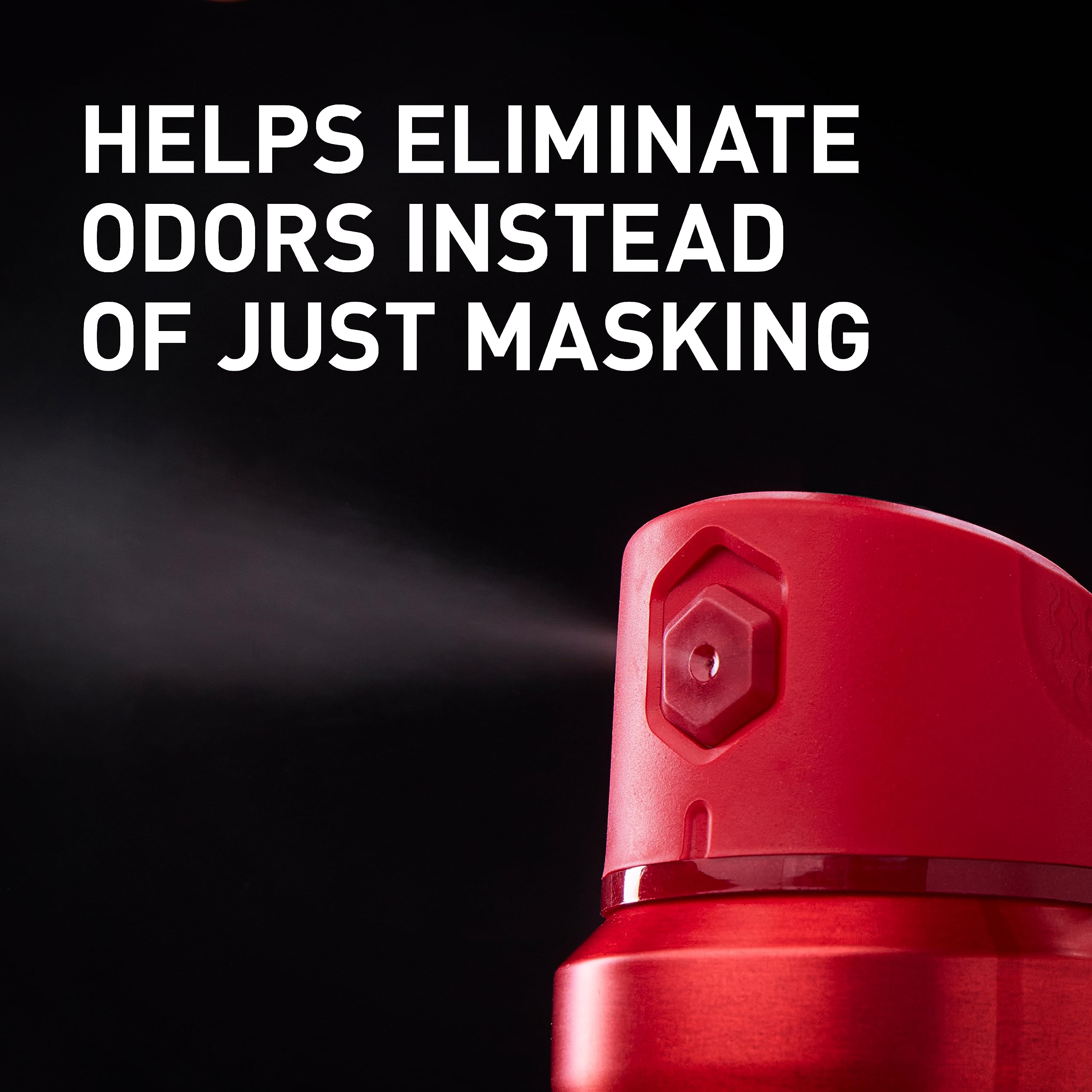 Nebulizador Old Spice Sweat Defense, apertura rápida para una aplicación limpia.