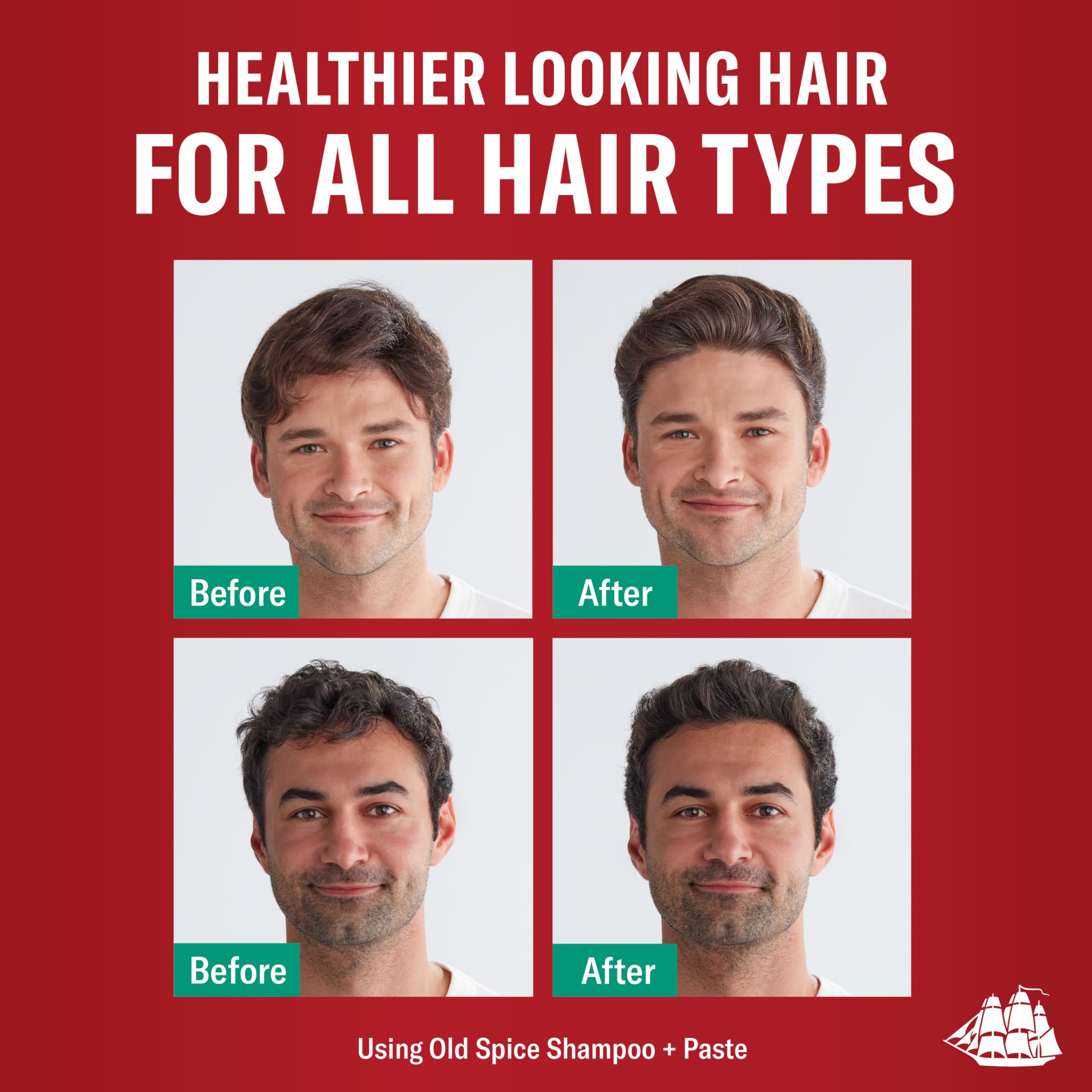 La experiencia barbería de Old Spice Tea Tree Champú para hombres transmite calidad.