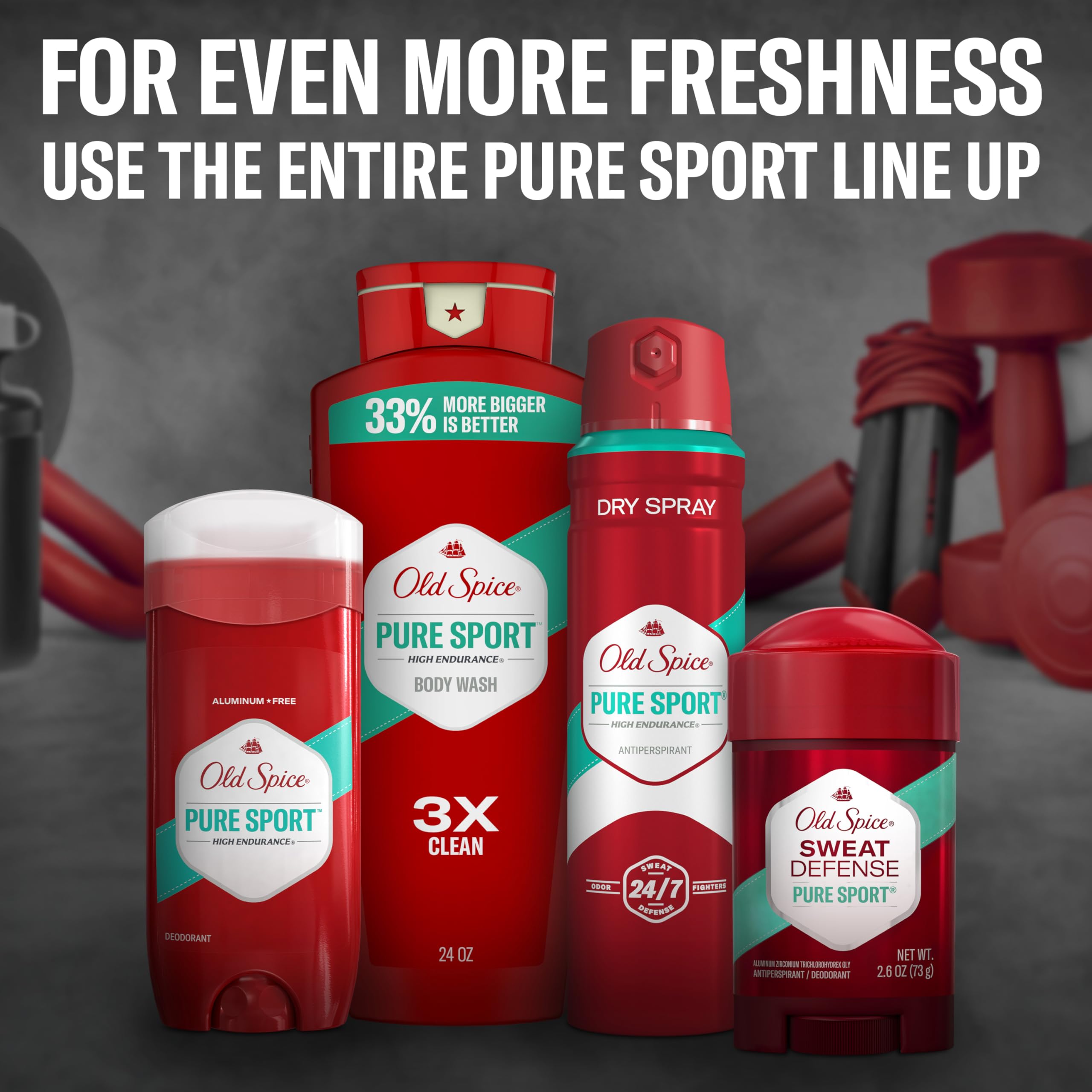 Old Spice textura cremosa, enjuague suave y limpieza rápida