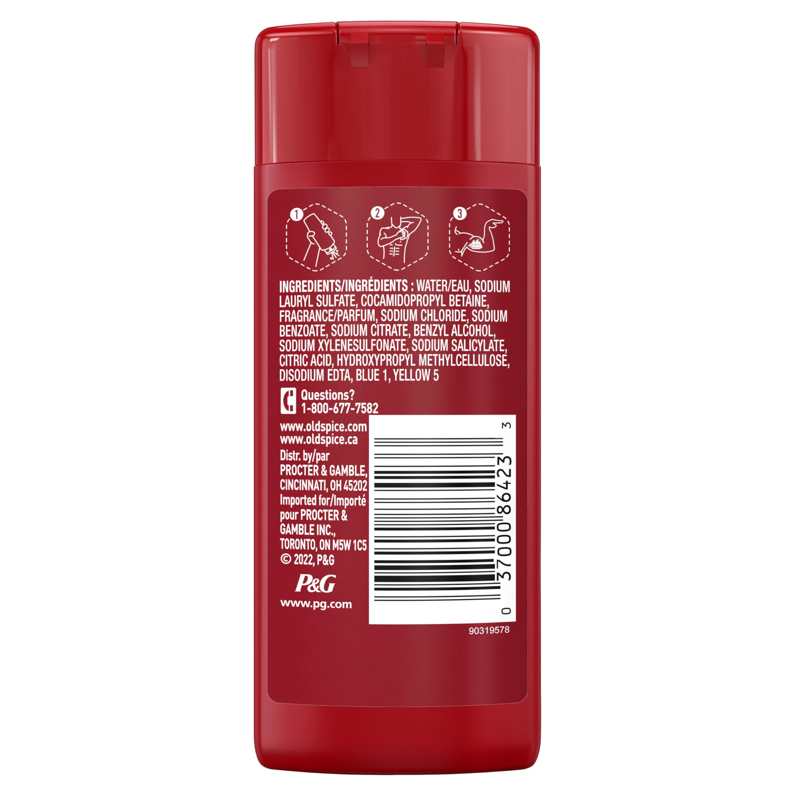 Old Spice Timber deodorant long-lasting protection without aluminum image.